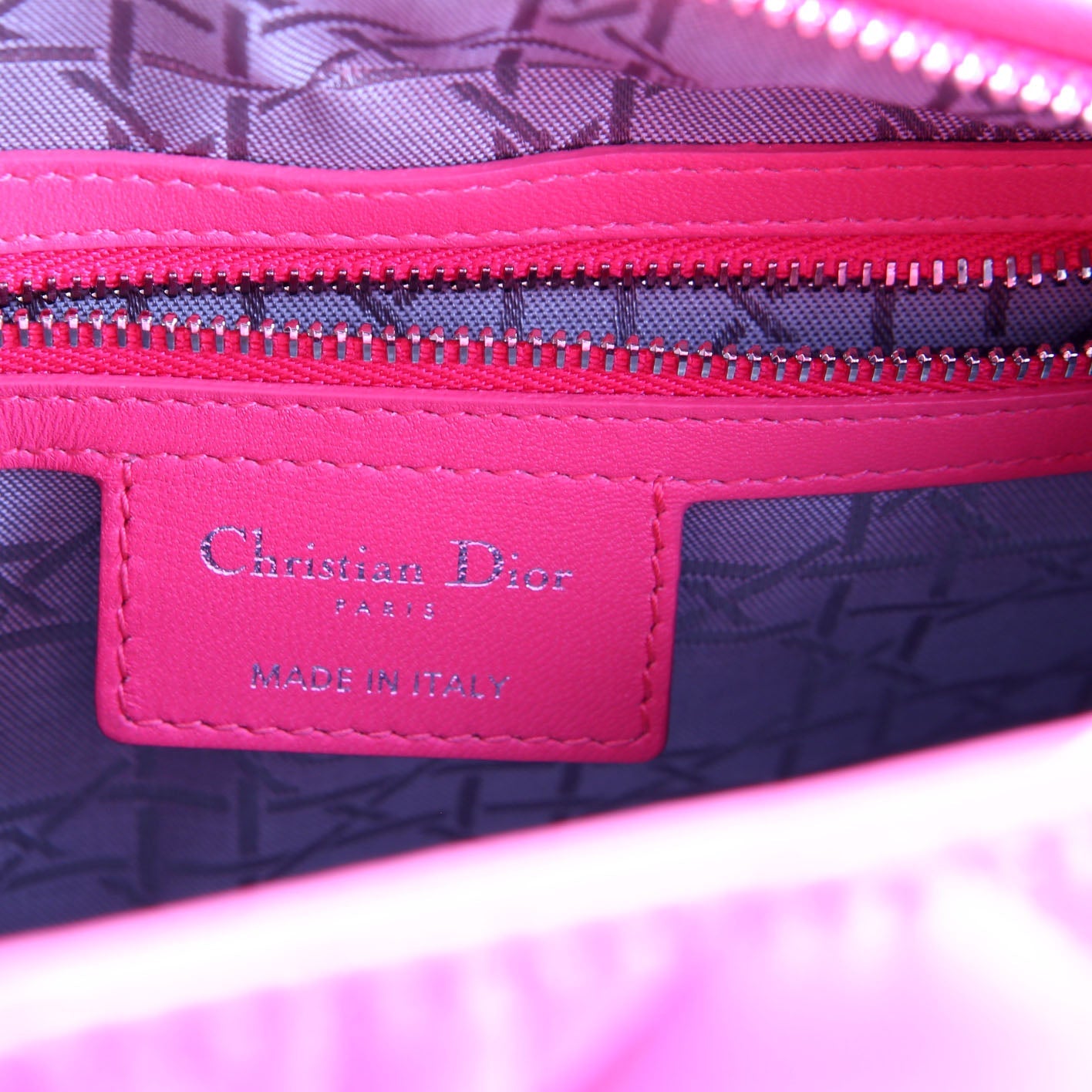 Christian Dior Lady Dior Medium Lambskin Pink