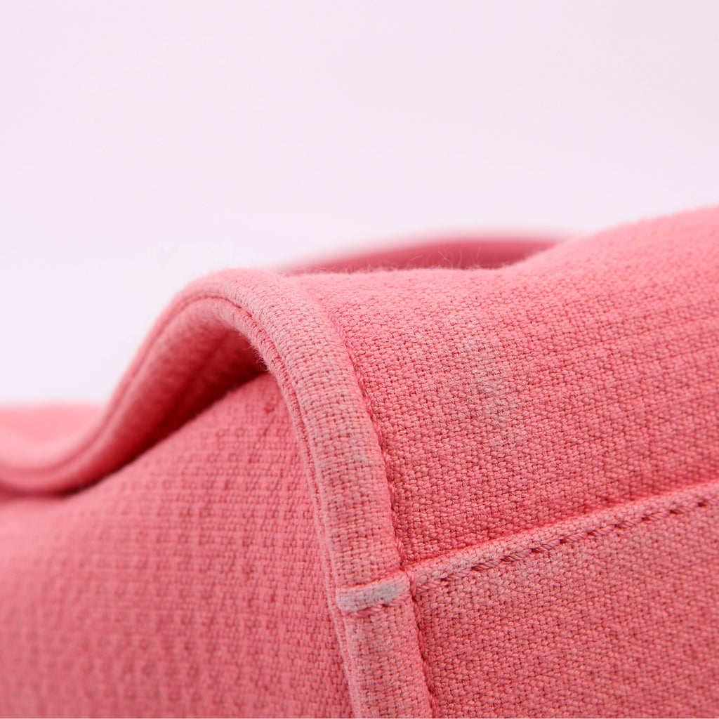 Chanel Deauville Small With Pouch Mixed Fibers Pink