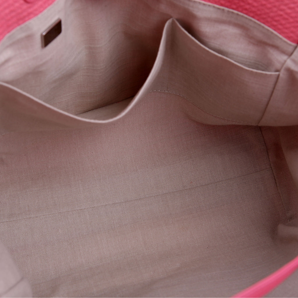 Chanel Deauville Small With Pouch Mixed Fibers Pink