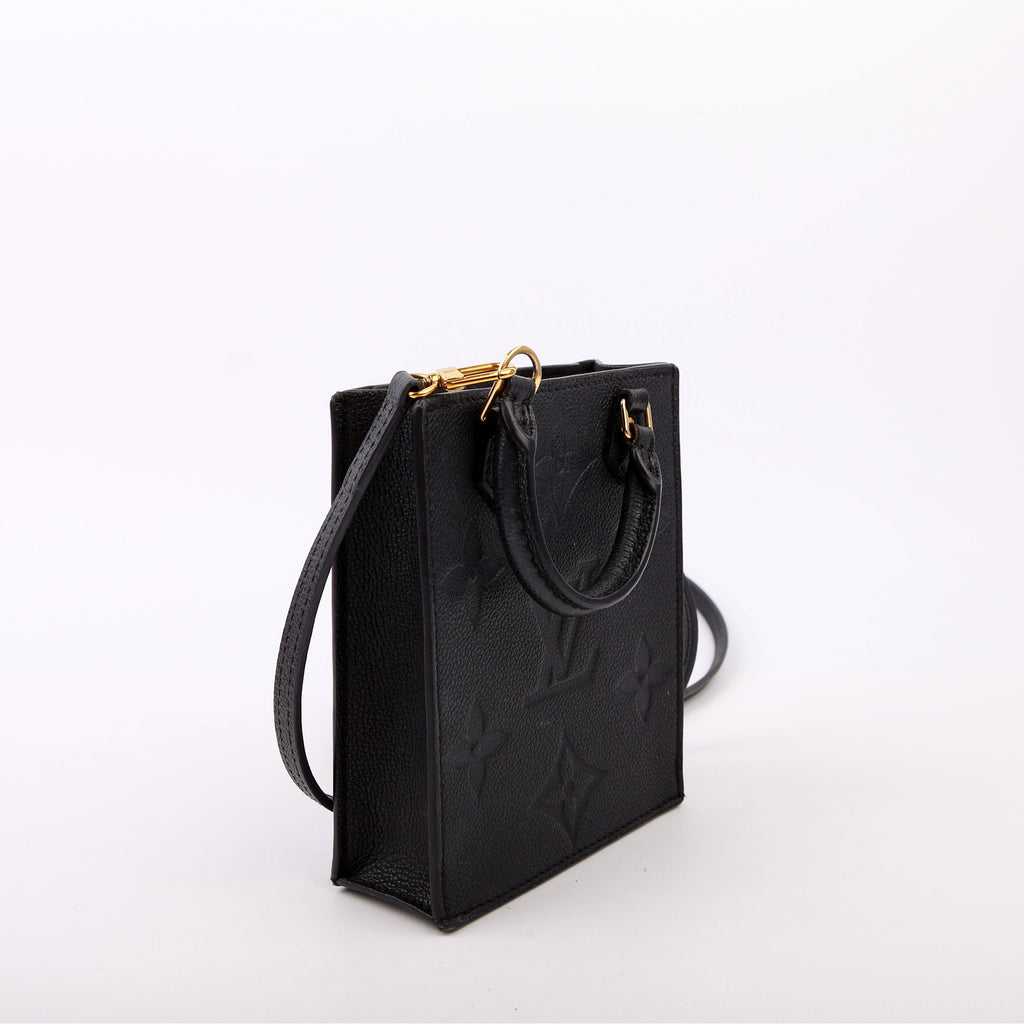 Louis Vuitton Petit Sac Plat Empreinte Black