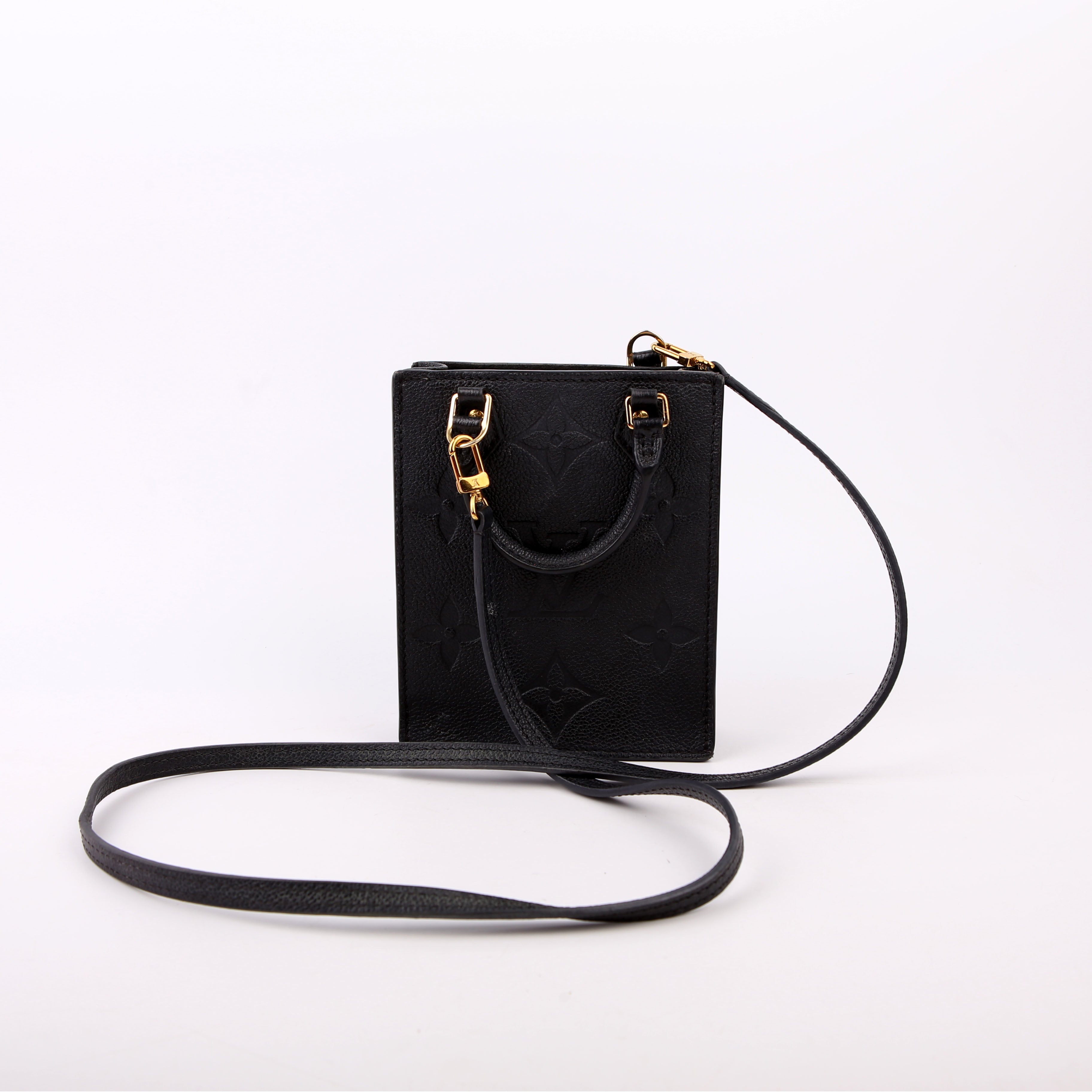 Louis Vuitton Petit Sac Plat Empreinte Black