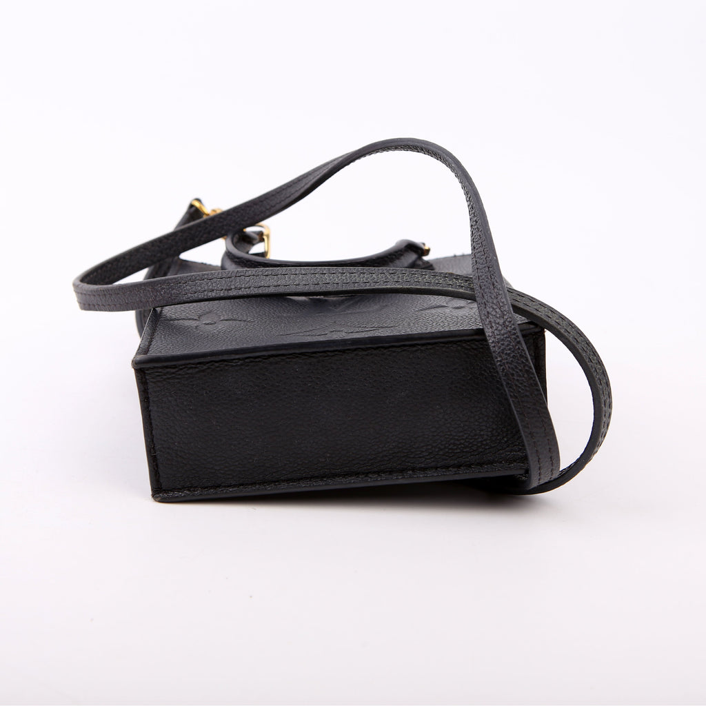 Louis Vuitton Petit Sac Plat Empreinte Black