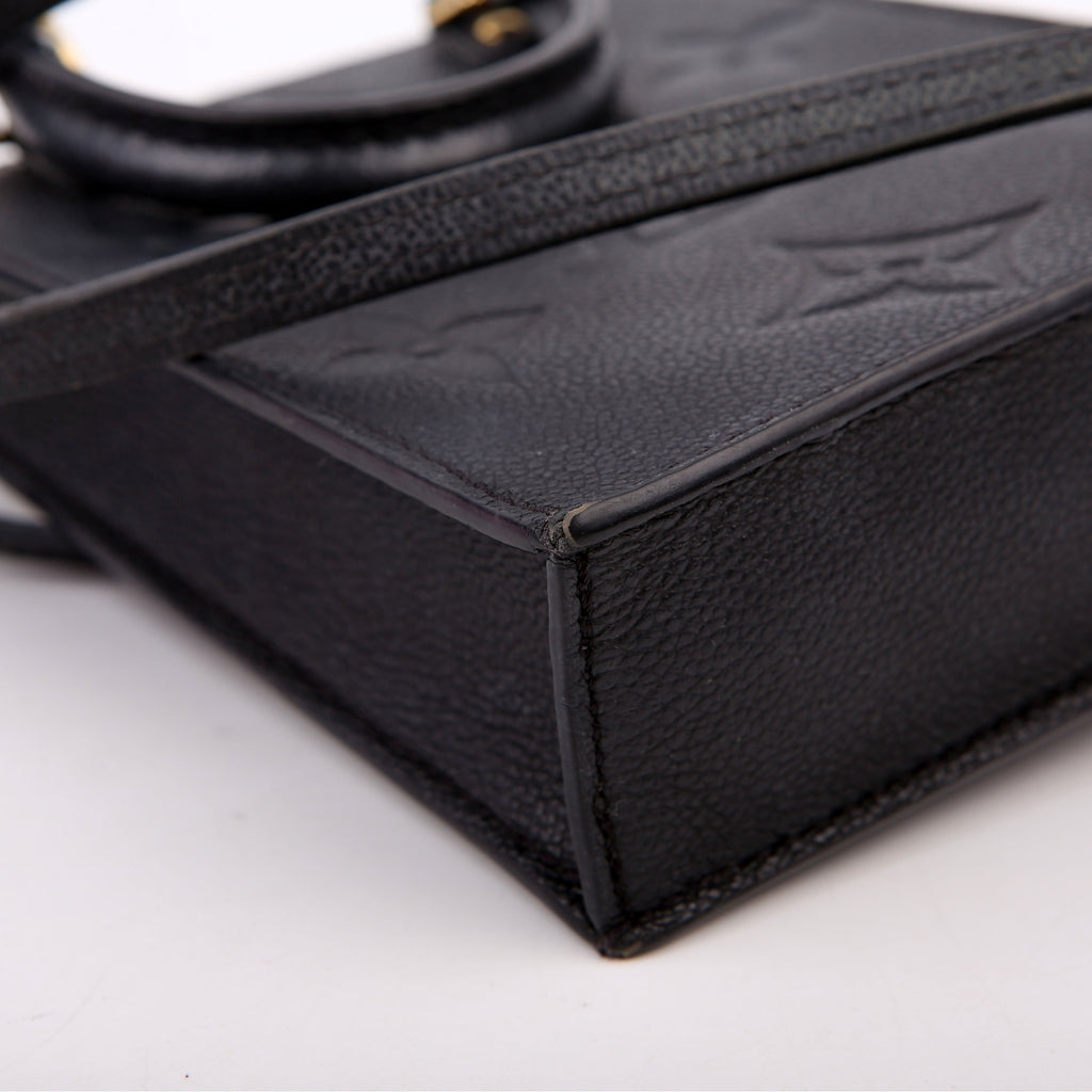 Louis Vuitton Petit Sac Plat Empreinte Black