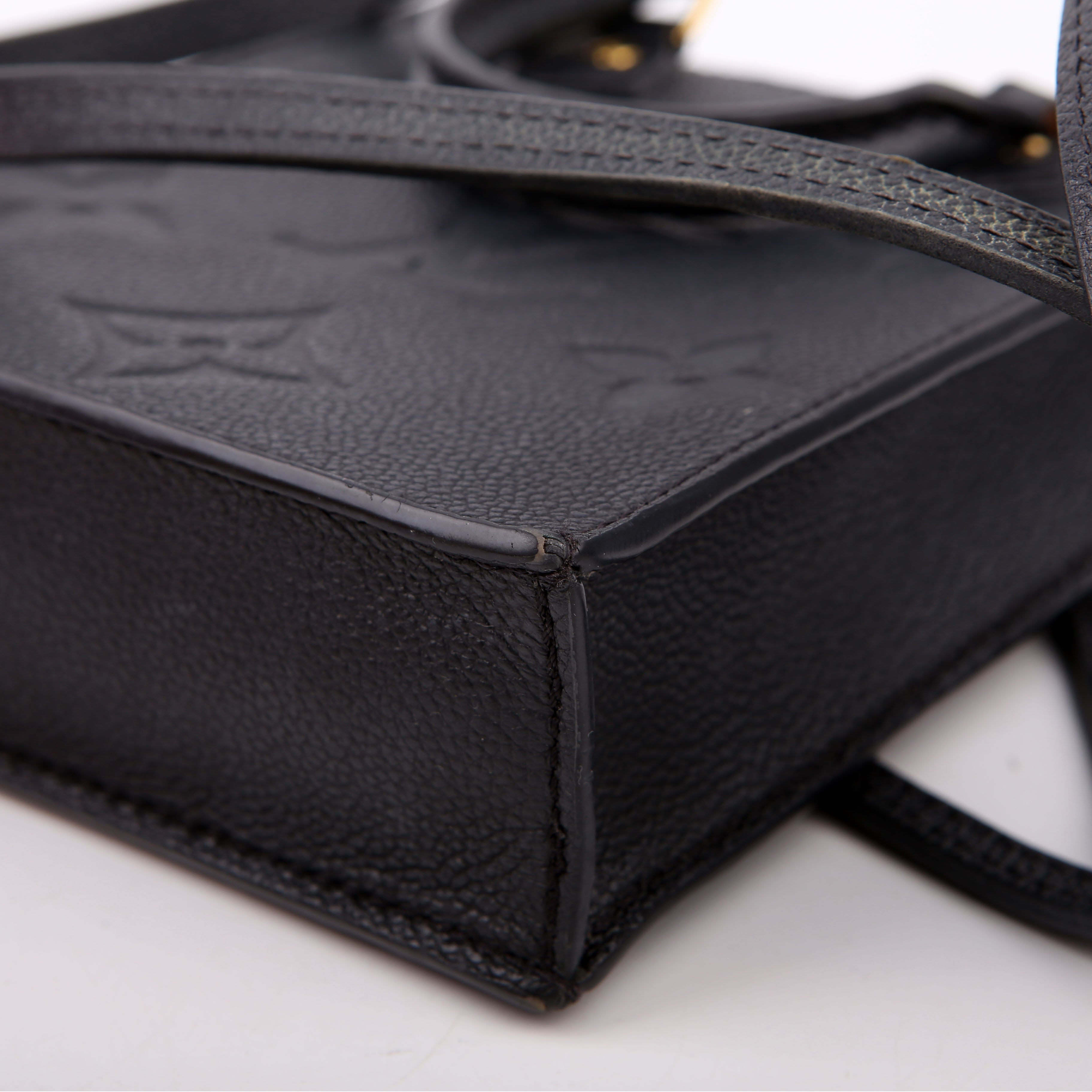 Louis Vuitton Petit Sac Plat Empreinte Black
