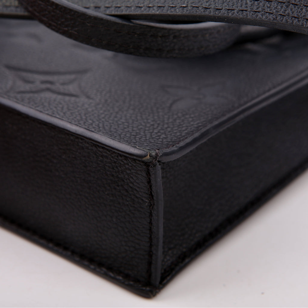 Louis Vuitton Petit Sac Plat Empreinte Black
