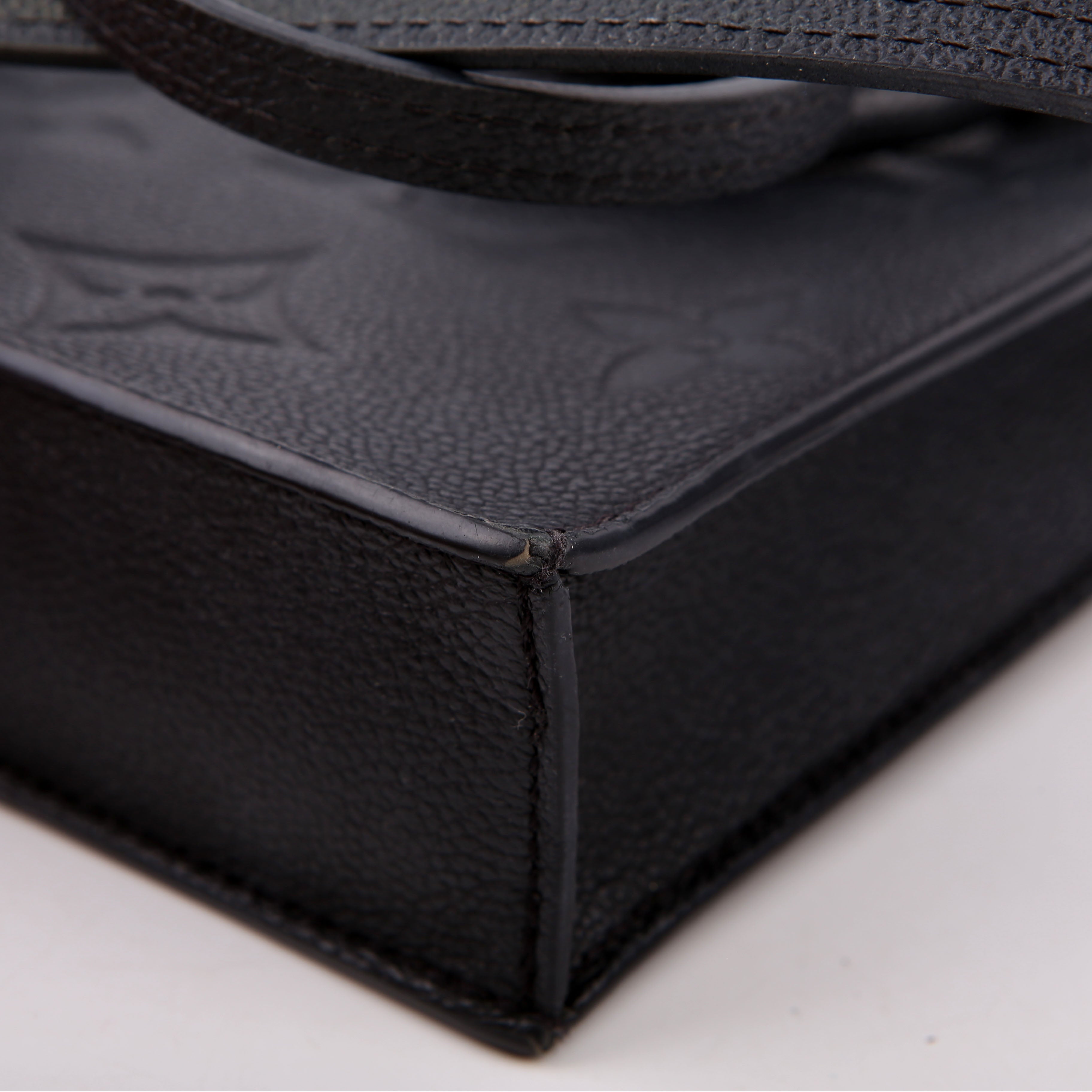 Louis Vuitton Petit Sac Plat Empreinte Black