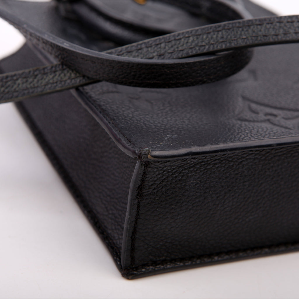 Louis Vuitton Petit Sac Plat Empreinte Black