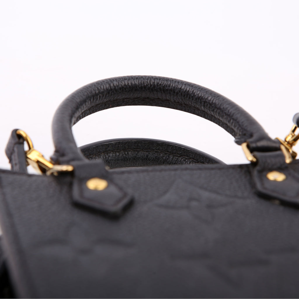 Louis Vuitton Petit Sac Plat Empreinte Black