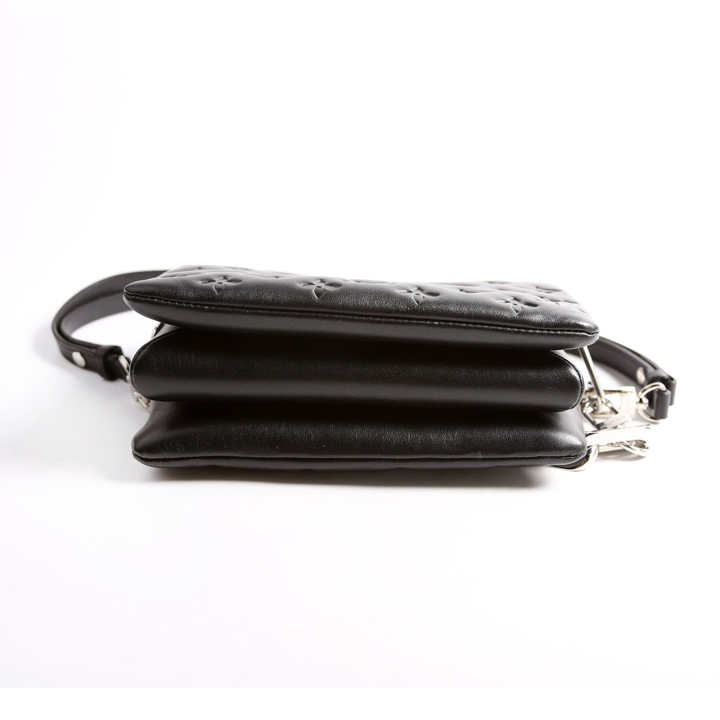 Louis Vuitton Coussin BB NV Lambskin Black/Orange/Silver