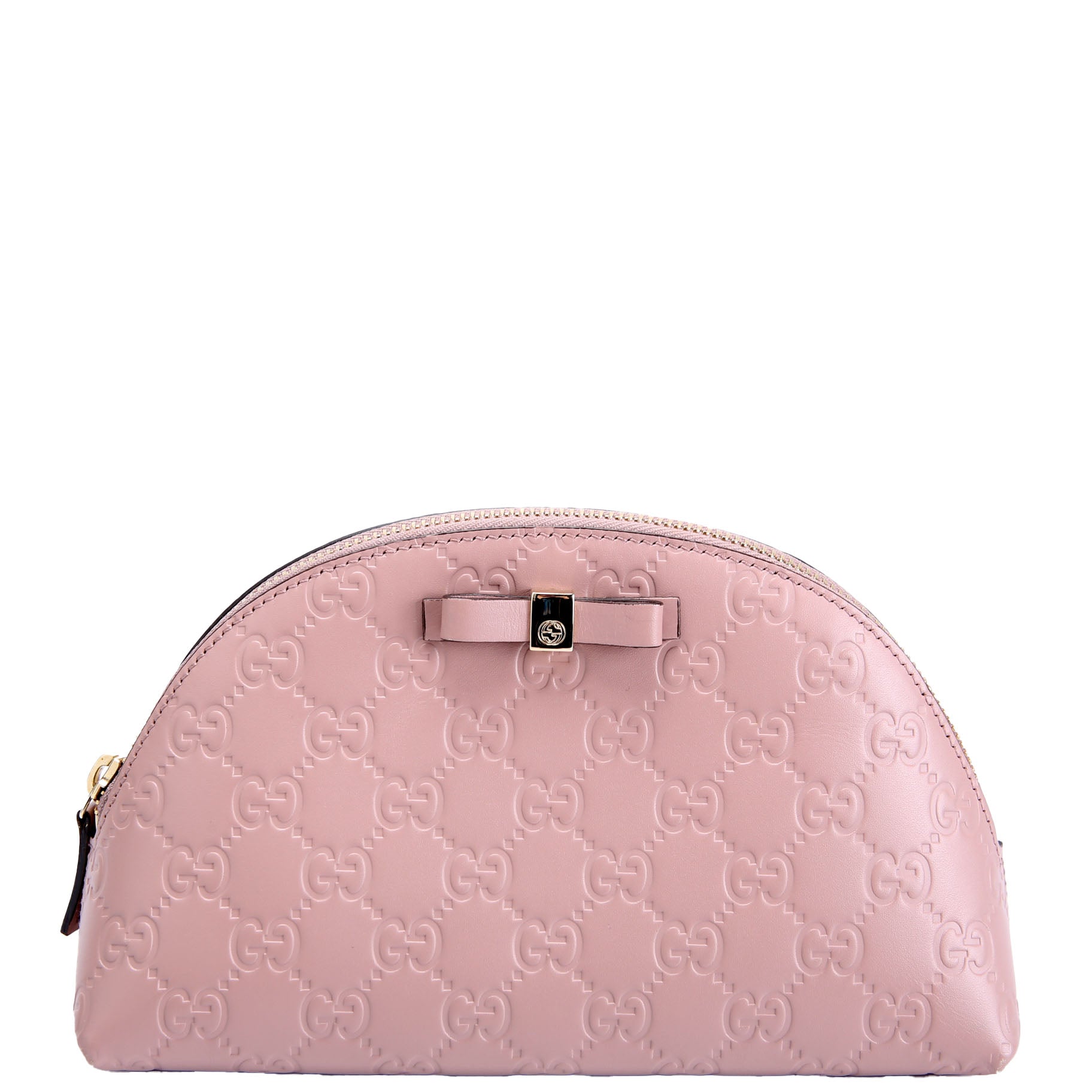 Gucci 431410 Guccissima Cosmetic Pouch Pink
