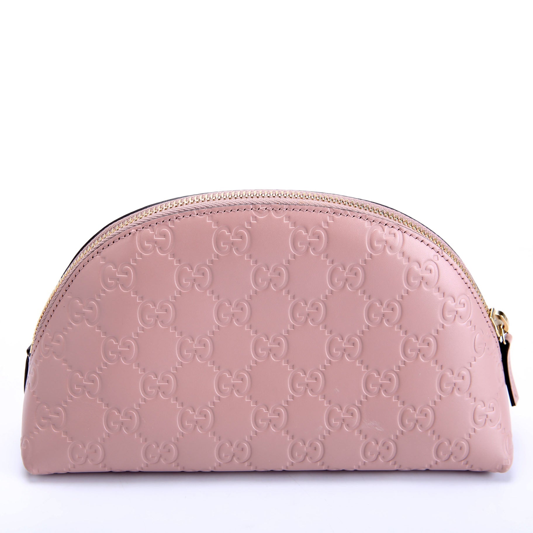 Gucci 431410 Guccissima Cosmetic Pouch Pink