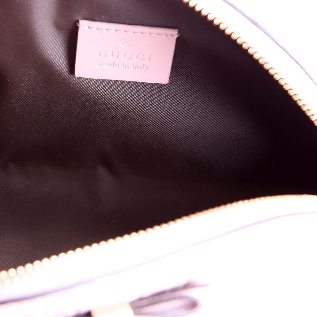 Gucci 431410 Guccissima Cosmetic Pouch Pink