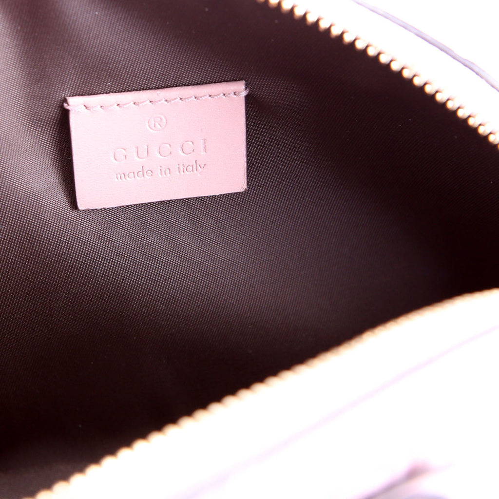 Gucci 431410 Guccissima Cosmetic Pouch Pink