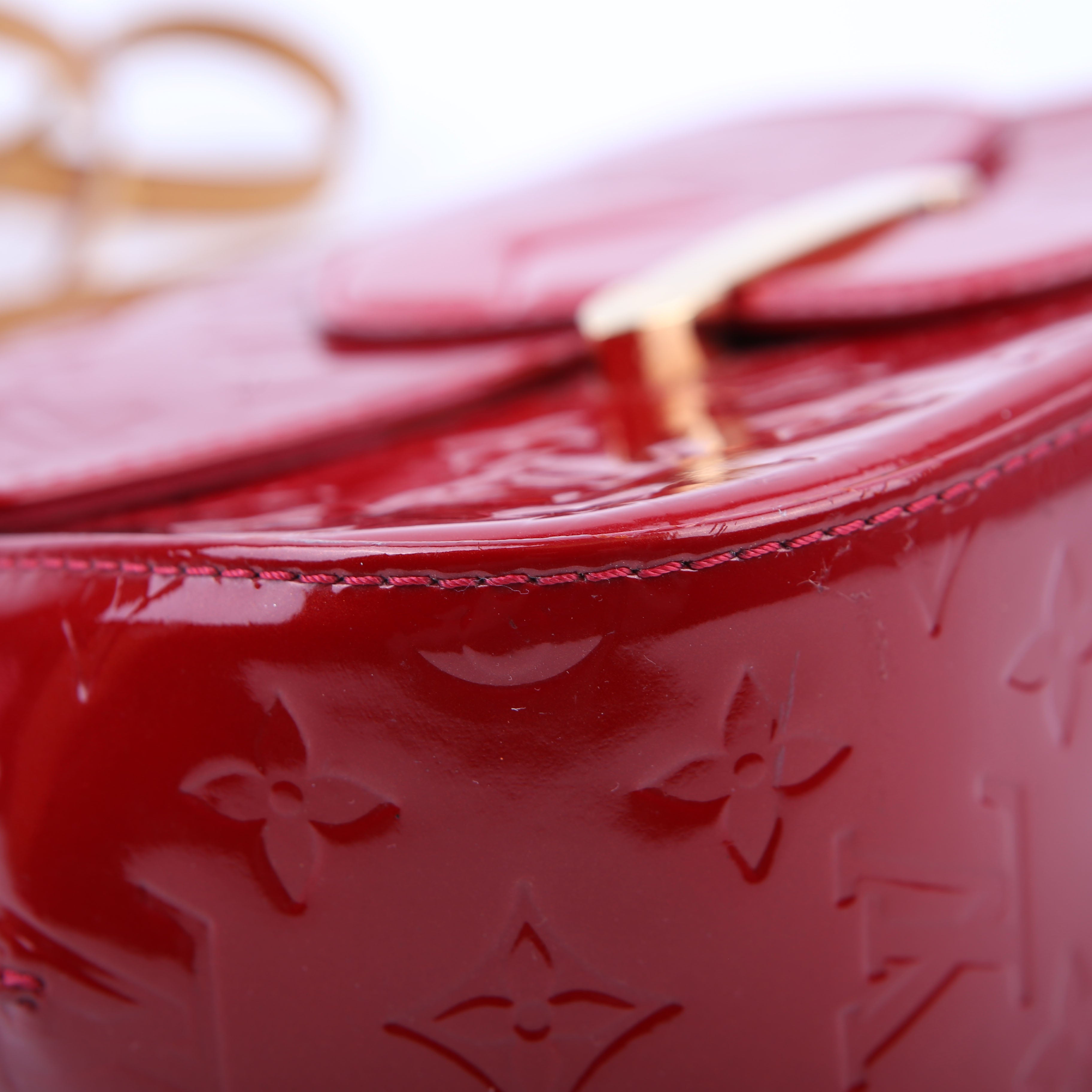 Louis Vuitton Bellflower PM Vernis Red