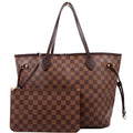 Louis Vuitton Neverfull with Wallet MM Damier Ebene