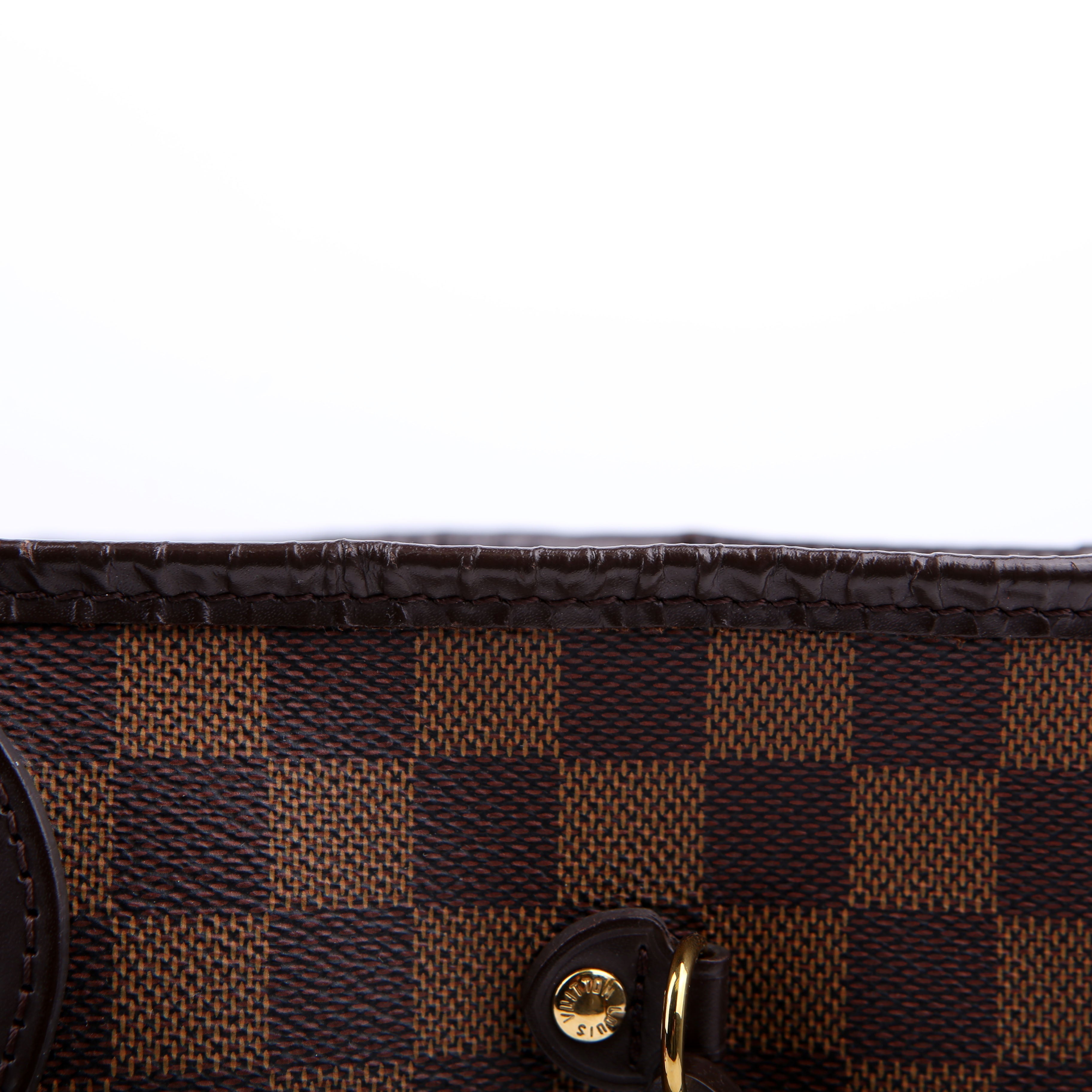 Louis Vuitton Neverfull with Wallet MM Damier Ebene