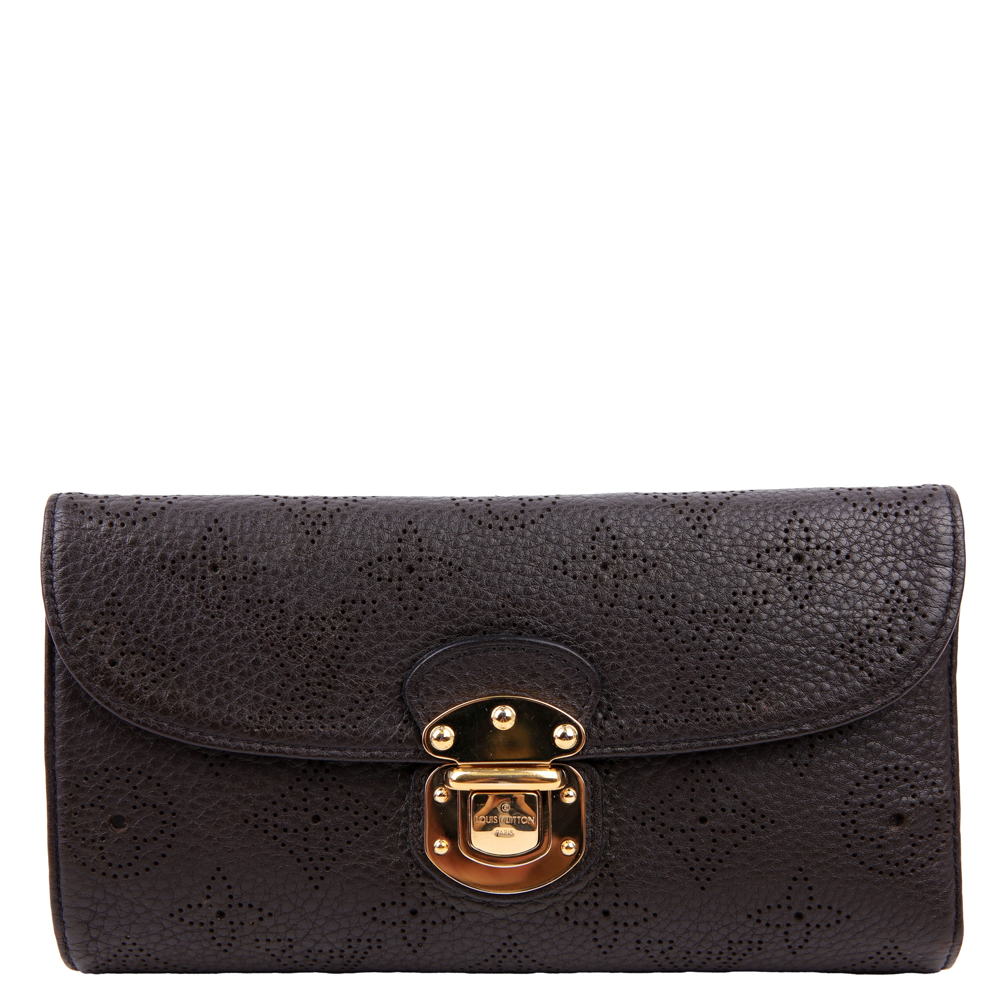 Louis Vuitton Amelia Wallet Mahina Brown