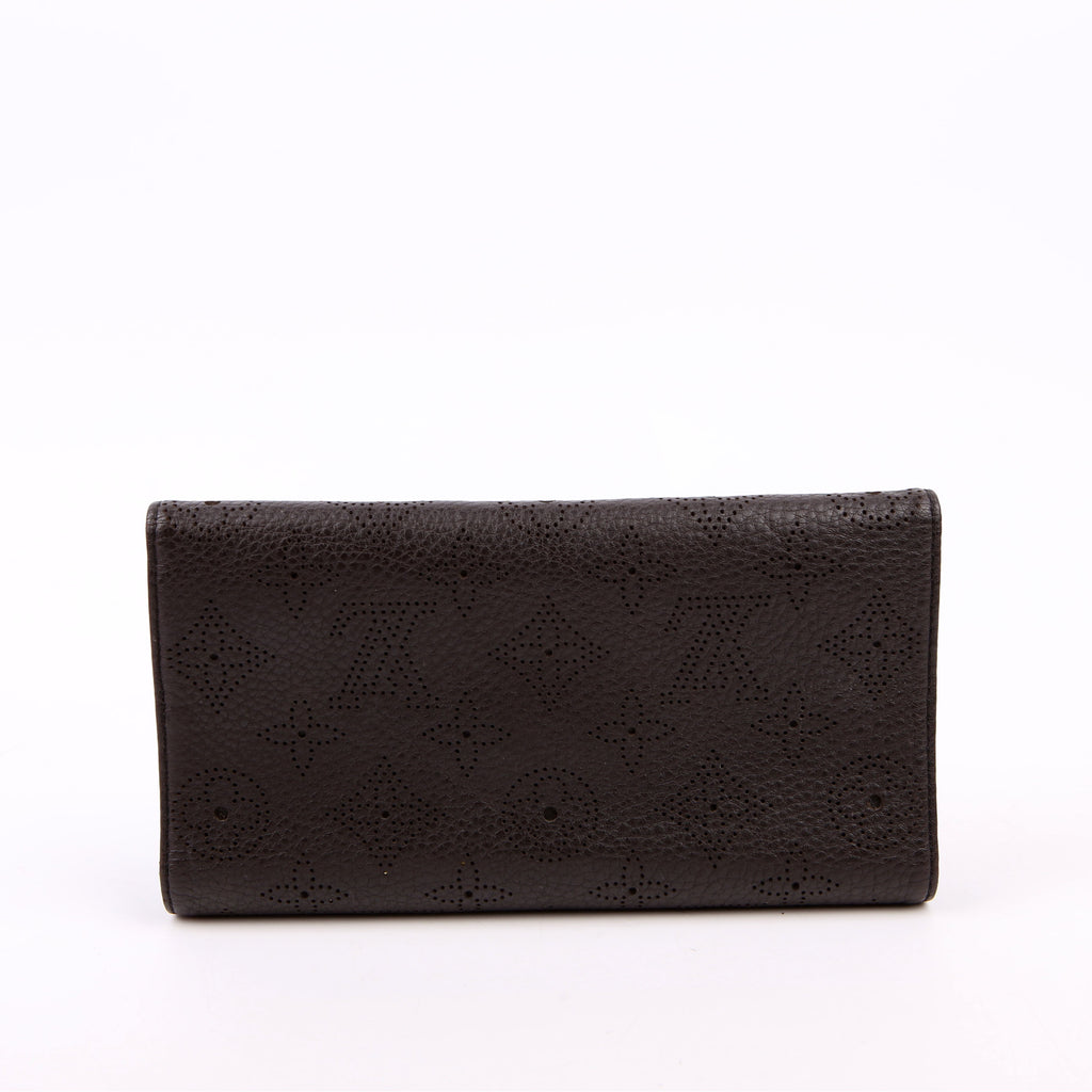Louis Vuitton Amelia Wallet Mahina Brown