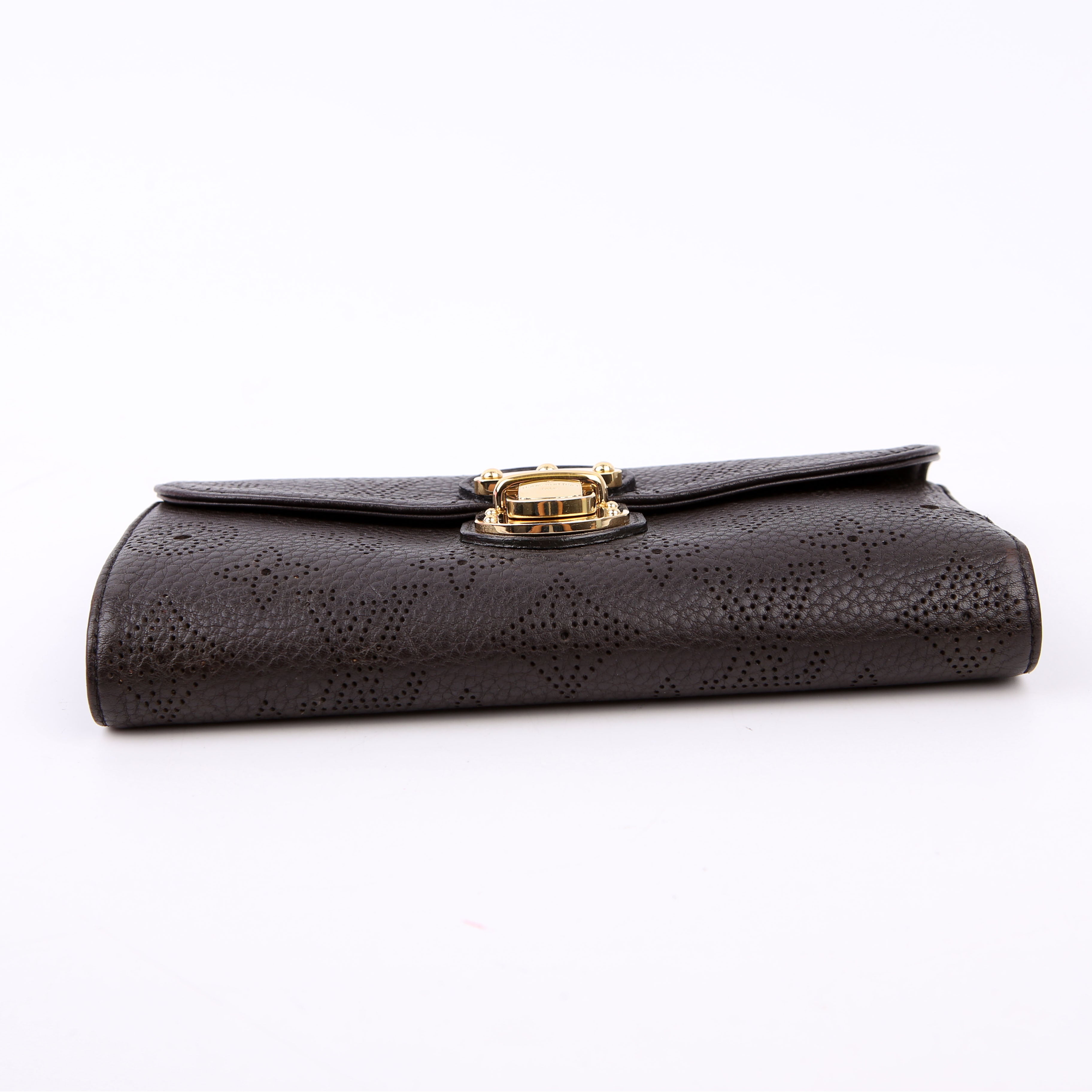 Louis Vuitton Amelia Wallet Mahina Brown