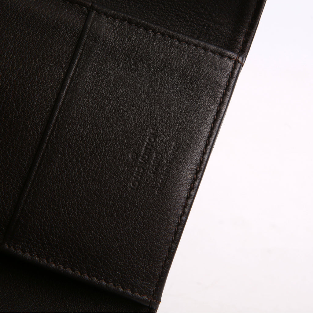 Louis Vuitton Amelia Wallet Mahina Brown
