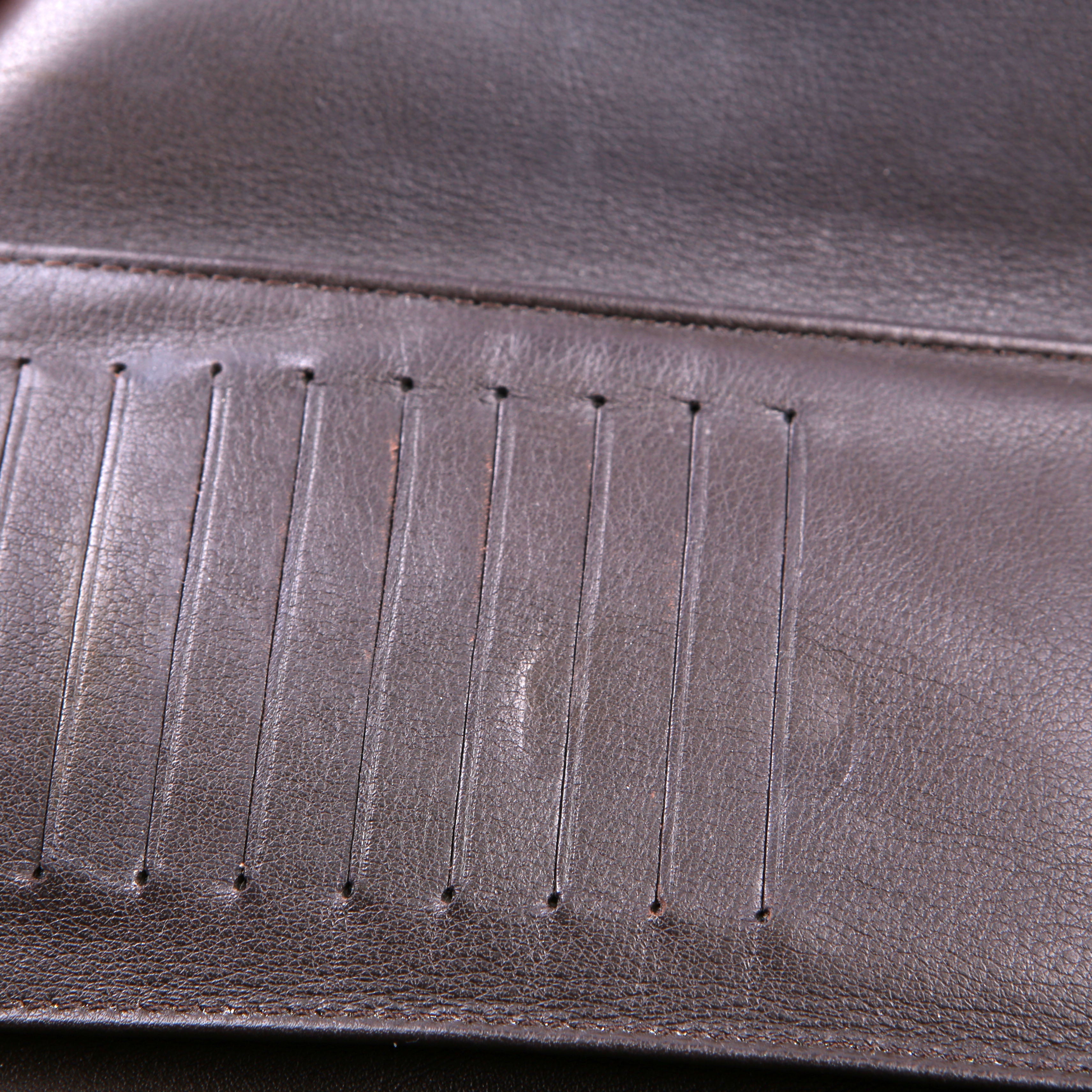 Louis Vuitton Amelia Wallet Mahina Brown