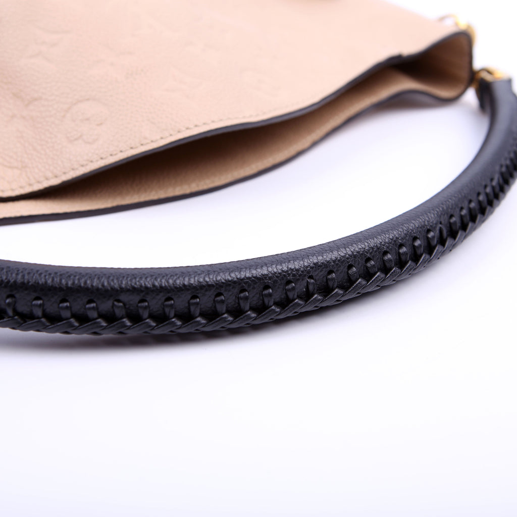 Louis Vuitton Bagatelle Hobo Empreinte Beige/Black