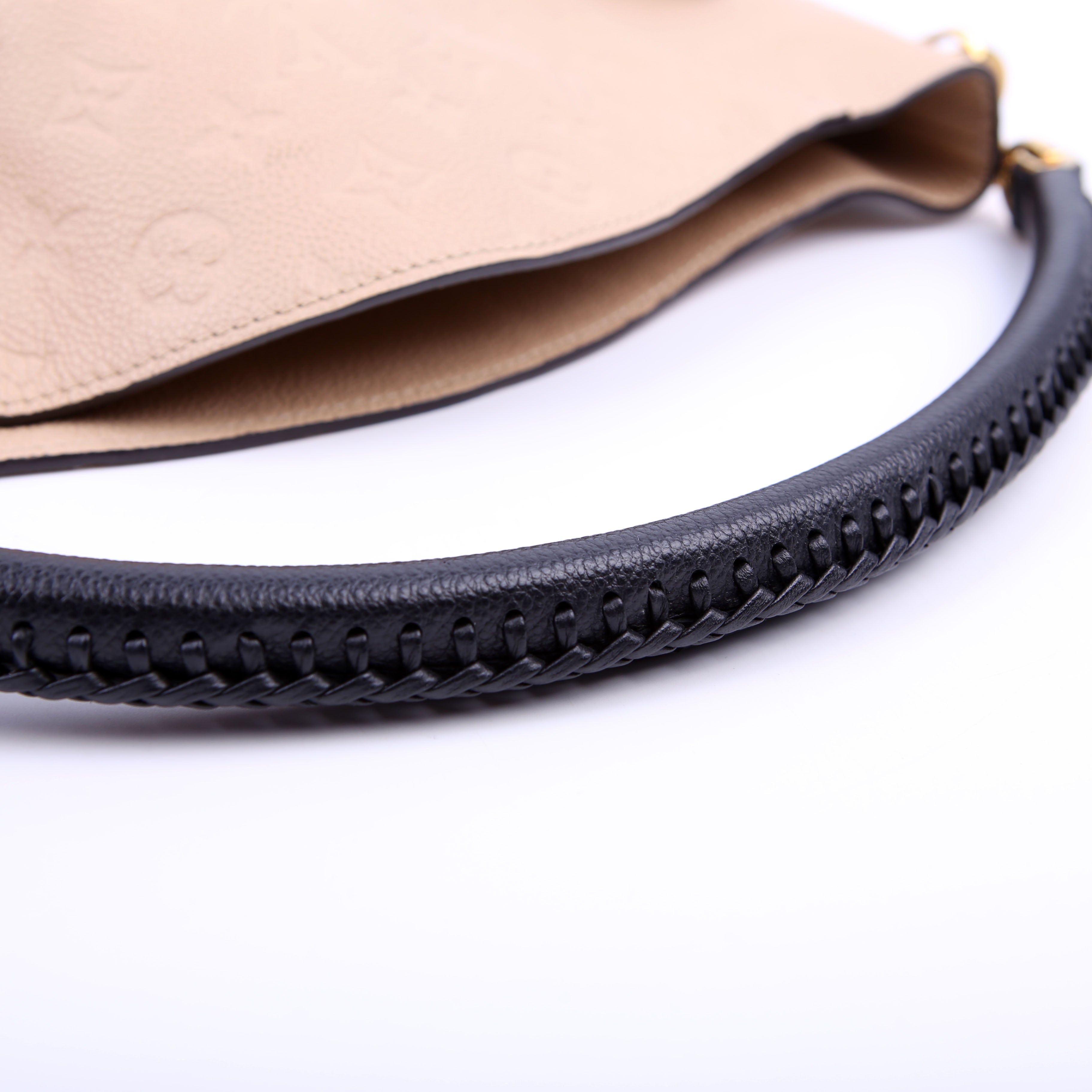 Louis Vuitton Bagatelle Hobo Empreinte Beige/Black
