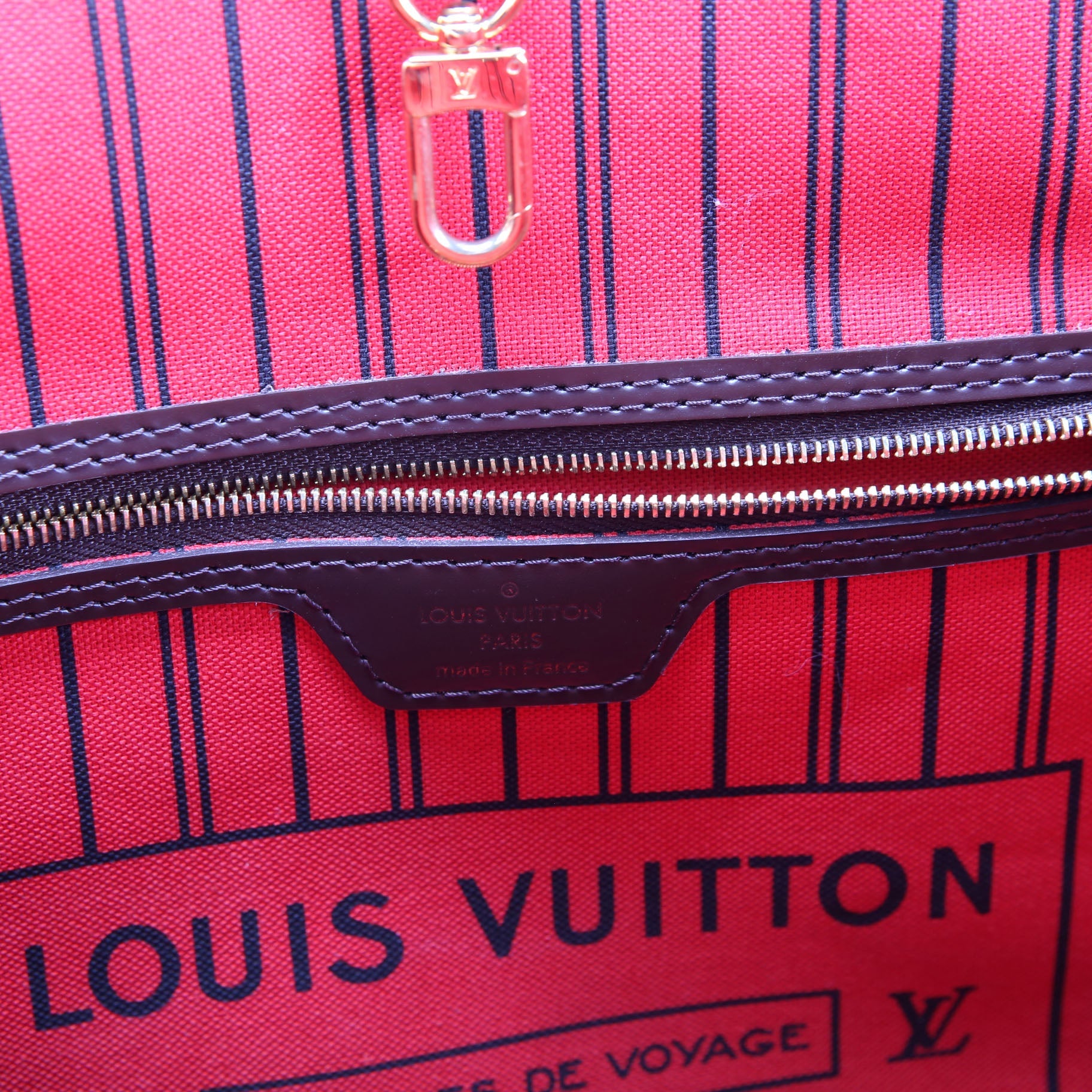 Louis Vuitton Neverfull W/Wallet MM Ebene