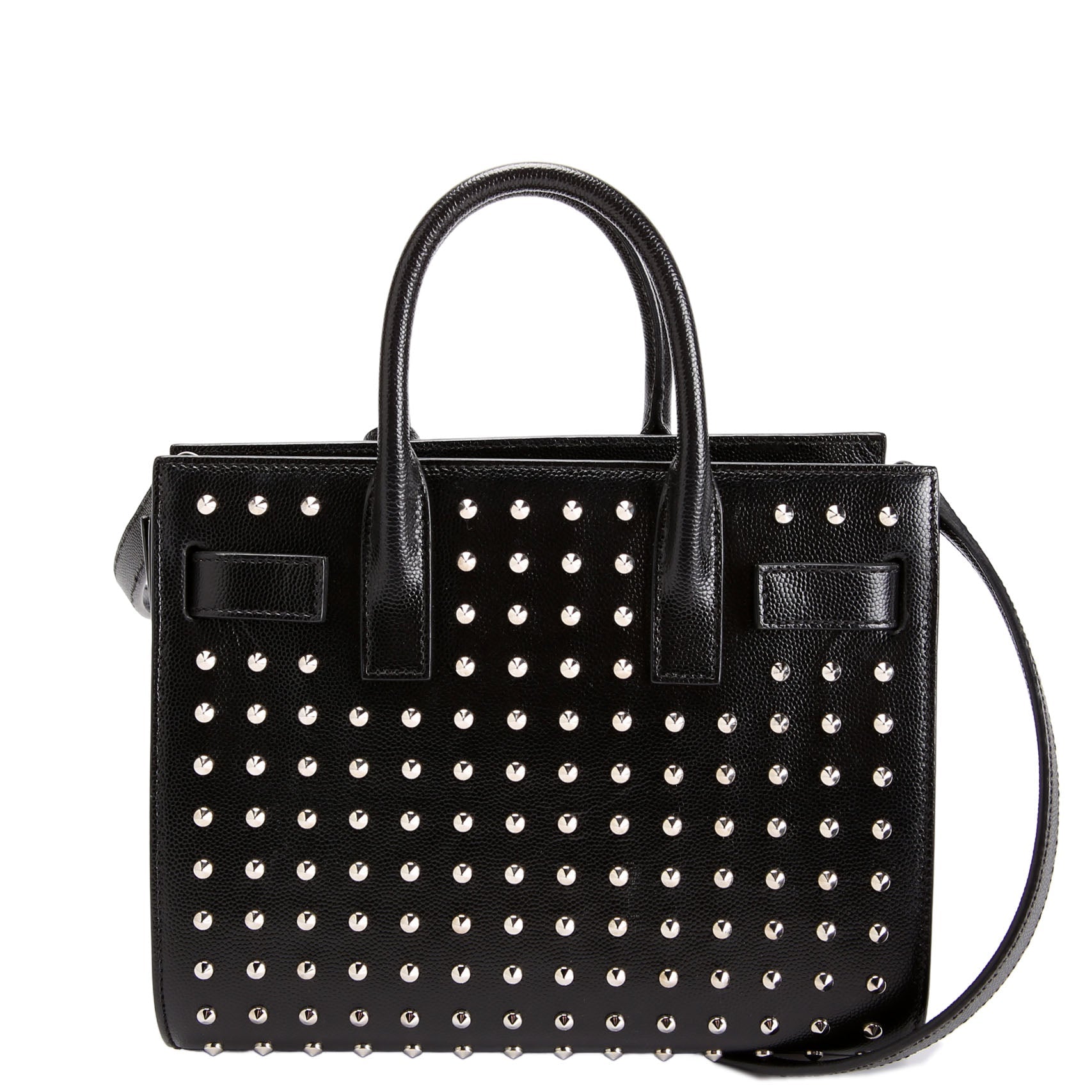 Saint Laurent Sac De Jour Nano 392035 Studded Black