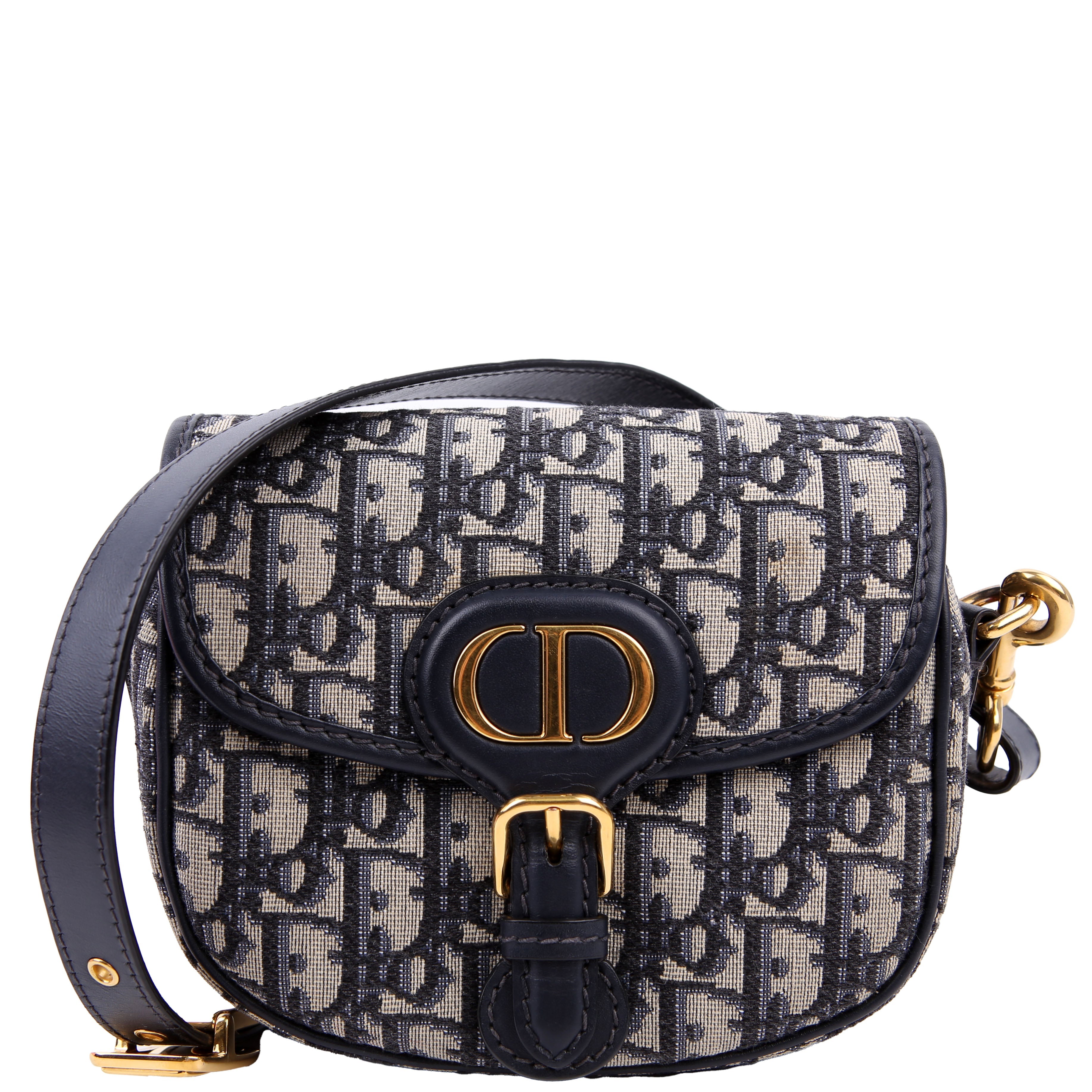 Christian Dior Bobby Bag Small Oblique Navy