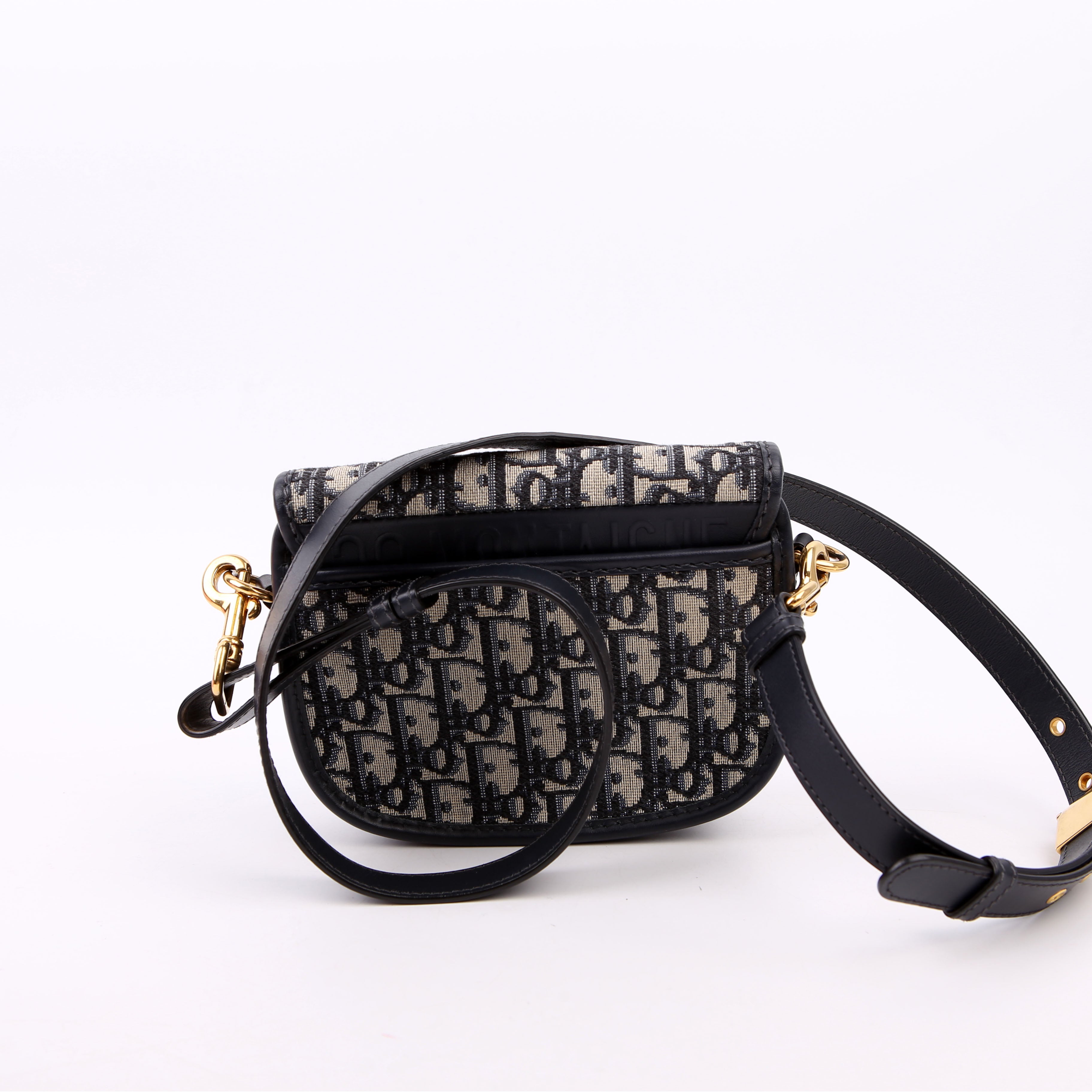 Christian Dior Bobby Bag Small Oblique Navy