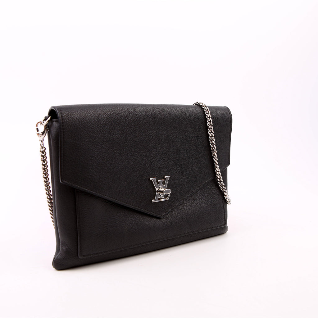 Louis Vuitton Mylockme Chain Pochette Black