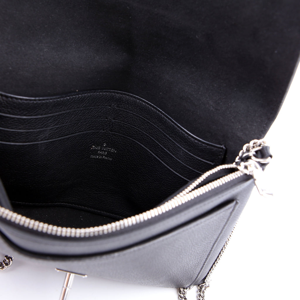Louis Vuitton Mylockme Chain Pochette Black