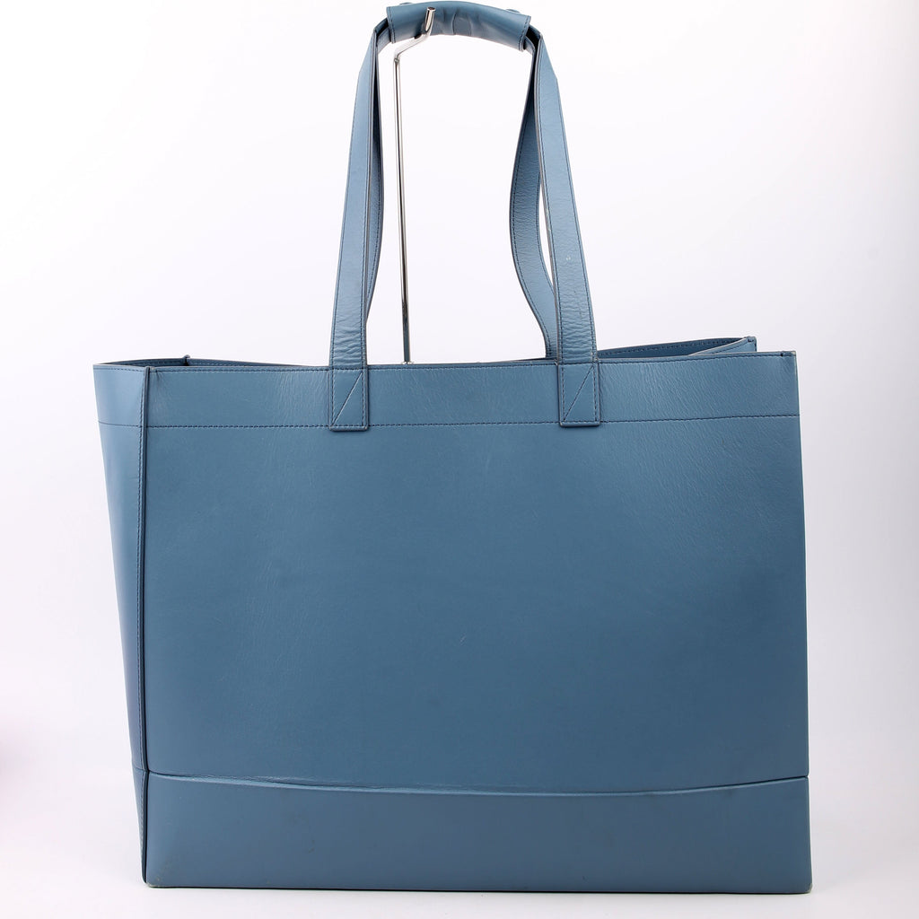 Christian Dior Logo Tote Shawn Stussy Large Blue