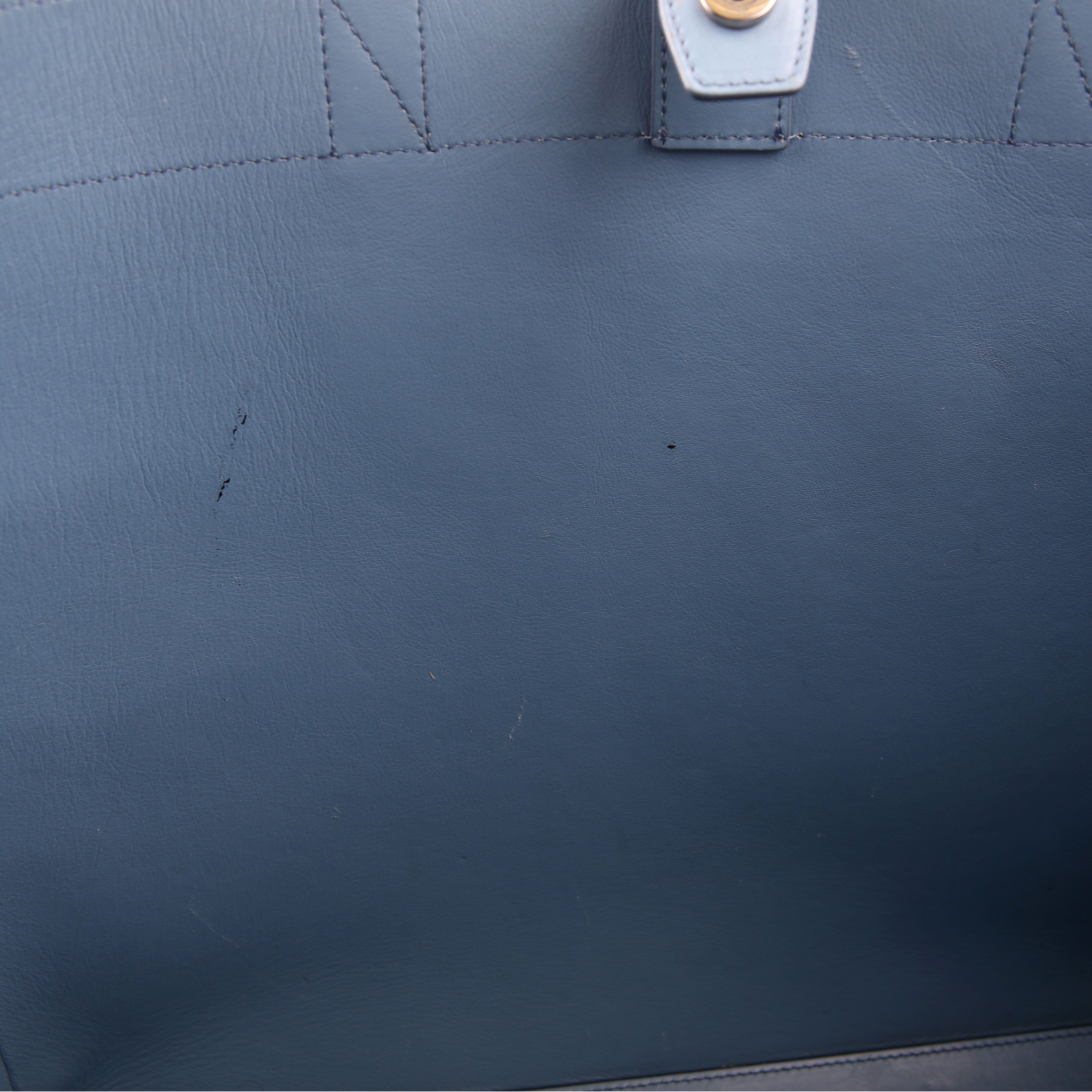 Christian Dior Logo Tote Shawn Stussy Large Blue