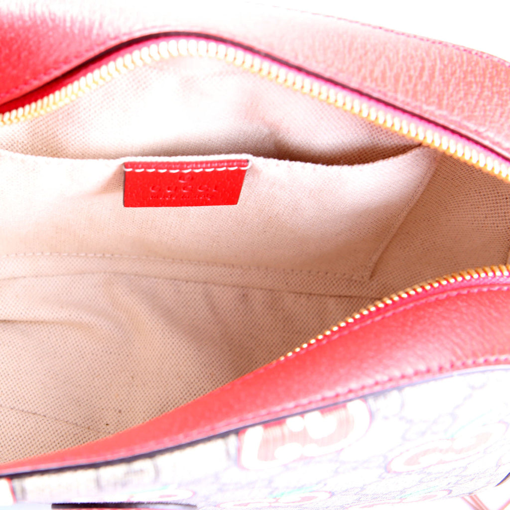 Gucci 574866 GG Apple Shoulder Bag Red