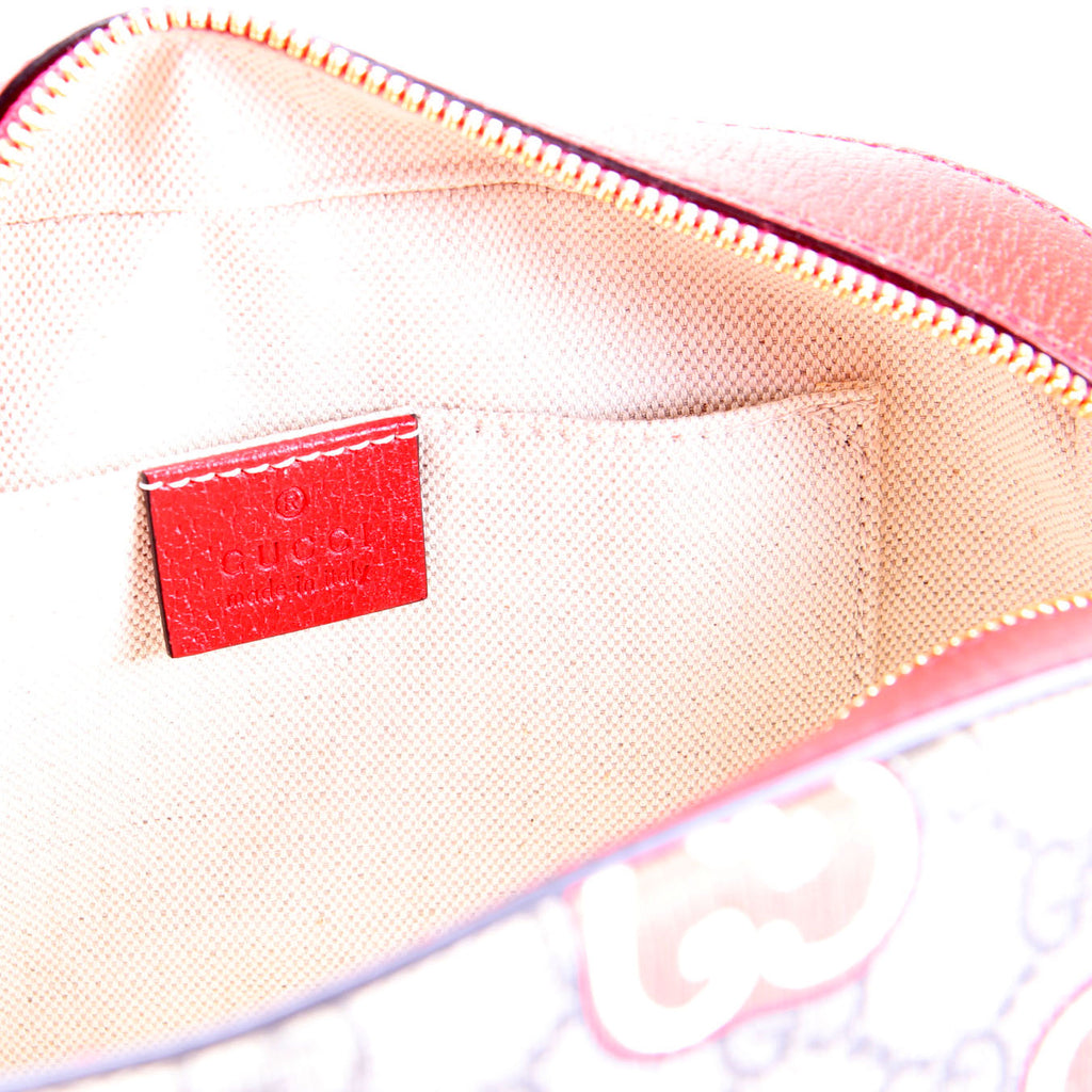 Gucci 574866 GG Apple Shoulder Bag Red