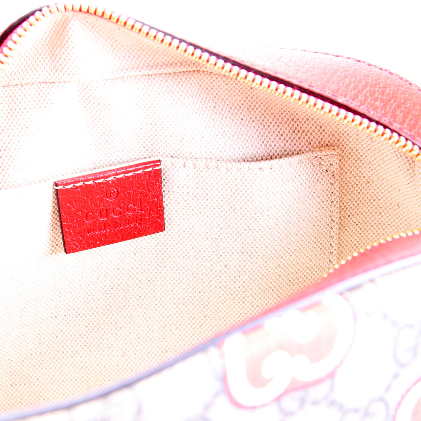Gucci 574866 GG Apple Shoulder Bag Red
