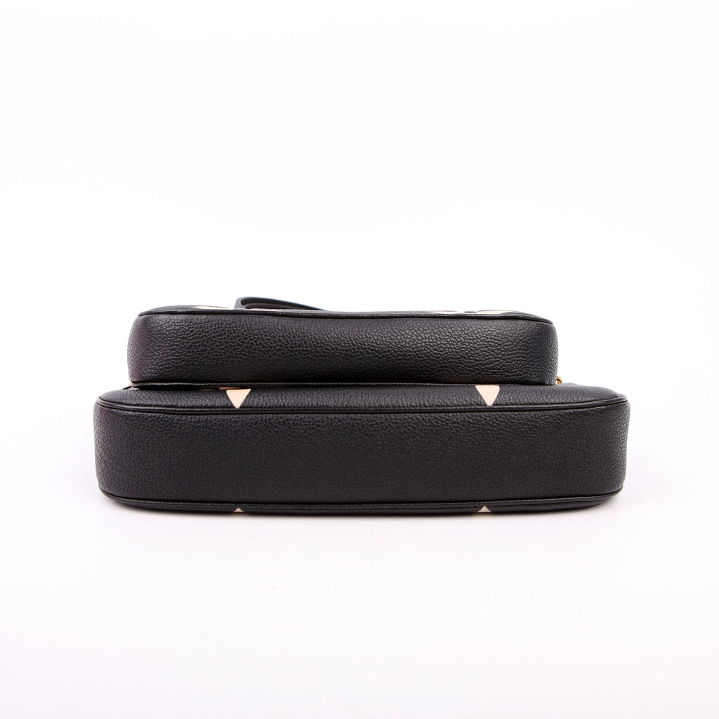 Louis Vuitton Multi Pochette Empreinte Bicolor Black/Beige