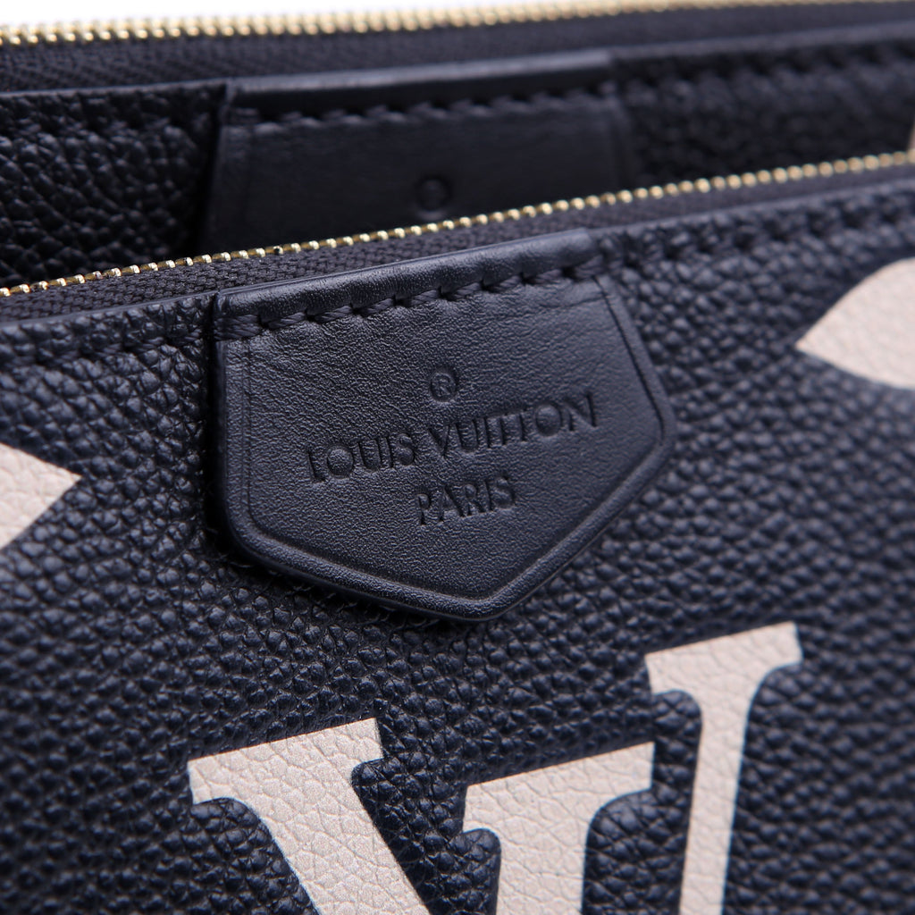 Louis Vuitton Multi Pochette Empreinte Bicolor Black/Beige