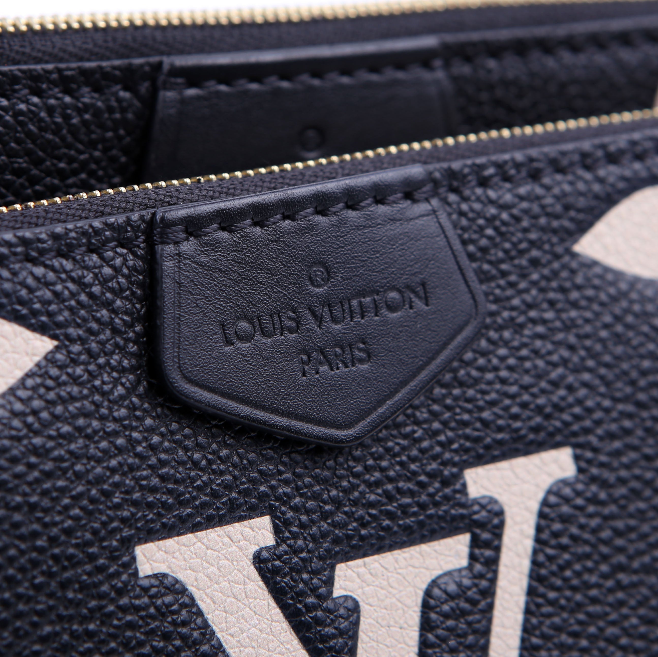 Louis Vuitton Multi Pochette Empreinte Bicolor Black/Beige
