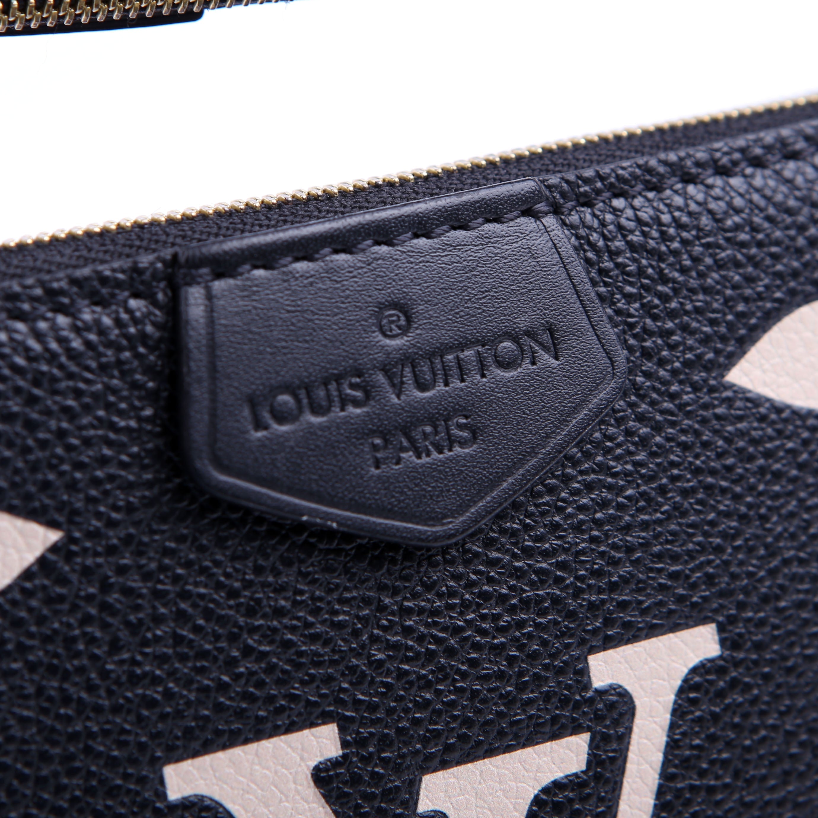 Louis Vuitton Multi Pochette Empreinte Bicolor Black/Beige