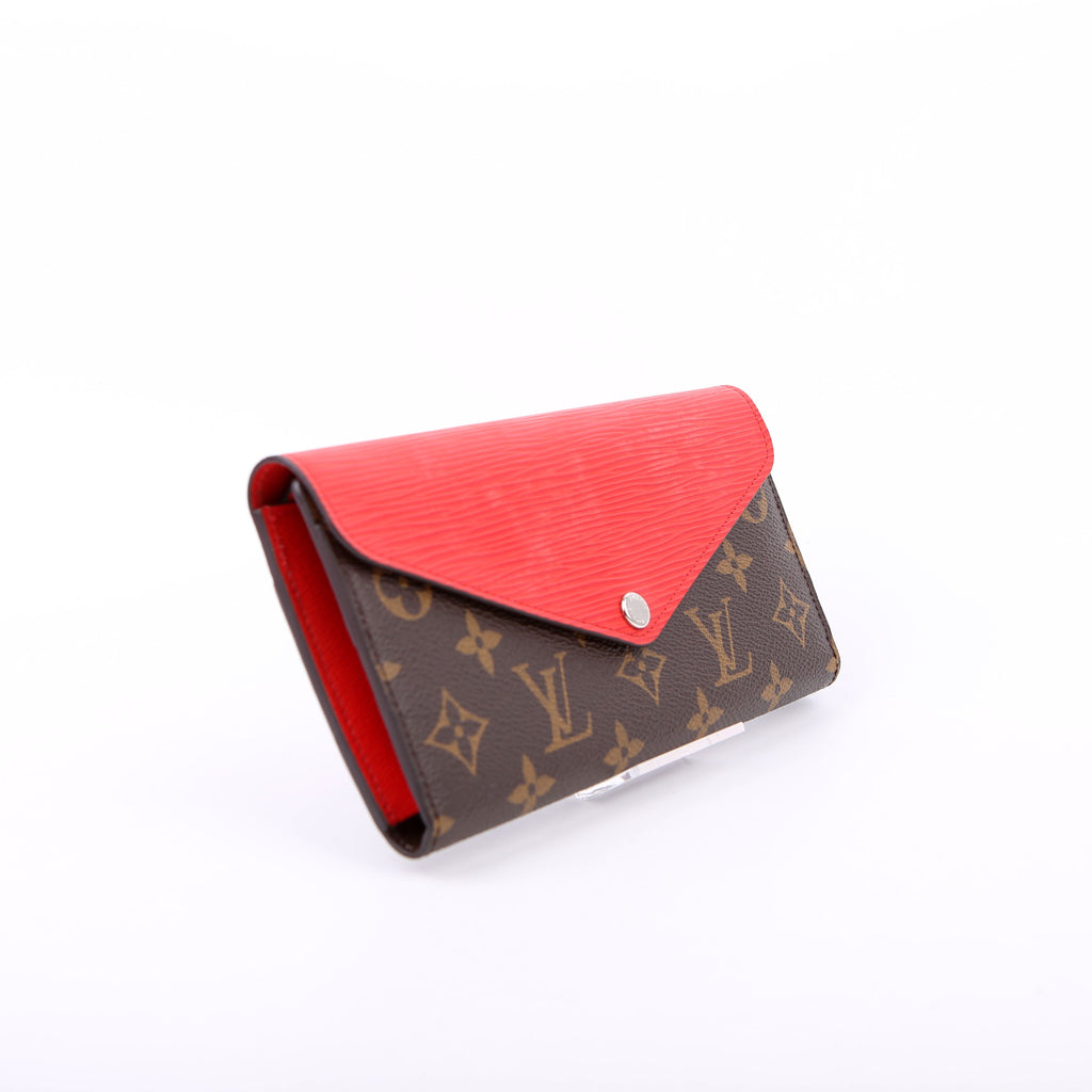 Louis Vuitton Marie Lou Long Wallet Monogram Epi Red