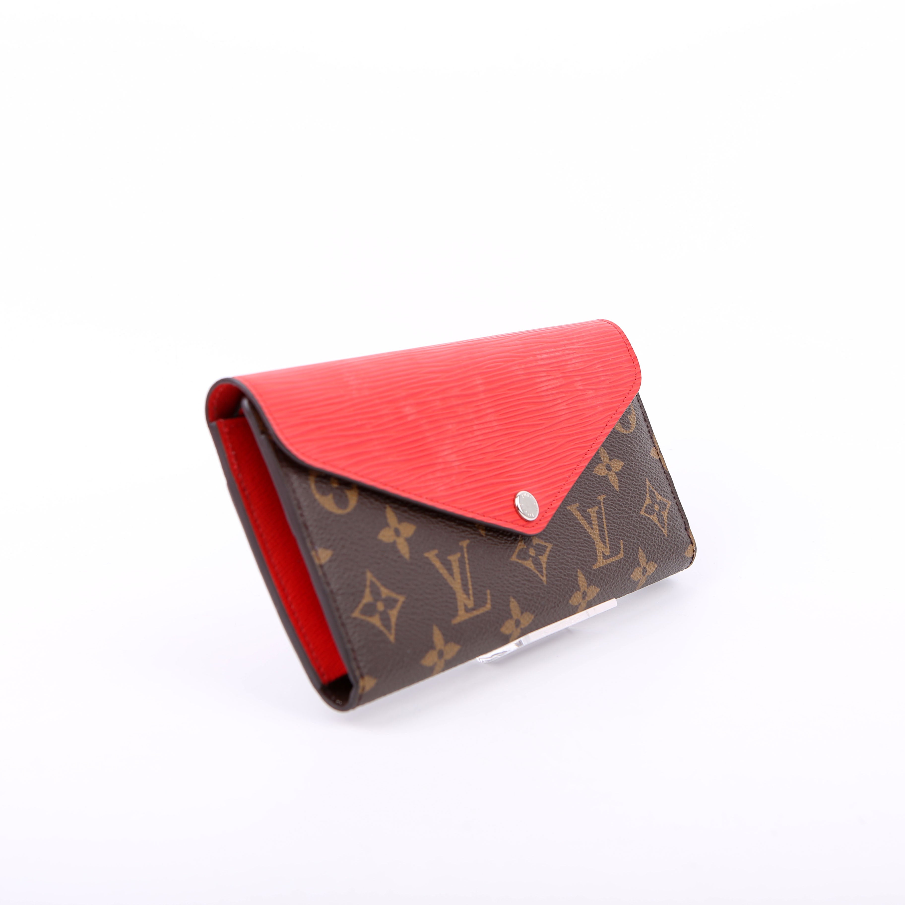 Louis Vuitton Marie Lou Long Wallet Monogram Epi Red