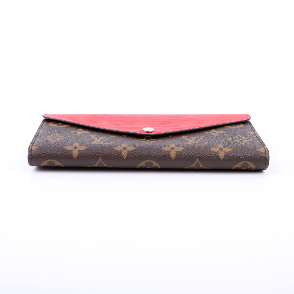Louis Vuitton Marie Lou Long Wallet Monogram Epi Red