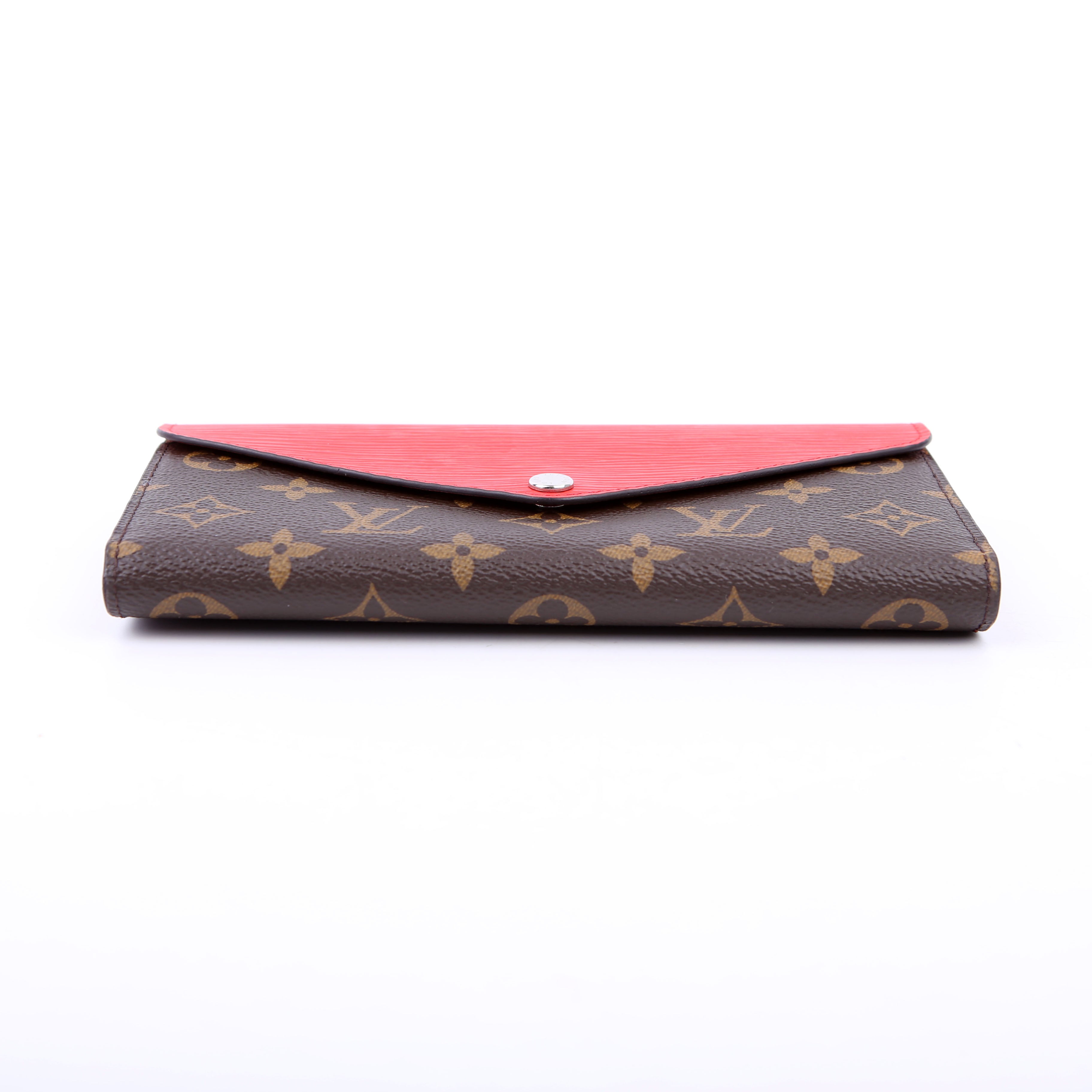 Louis Vuitton Marie Lou Long Wallet Monogram Epi Red