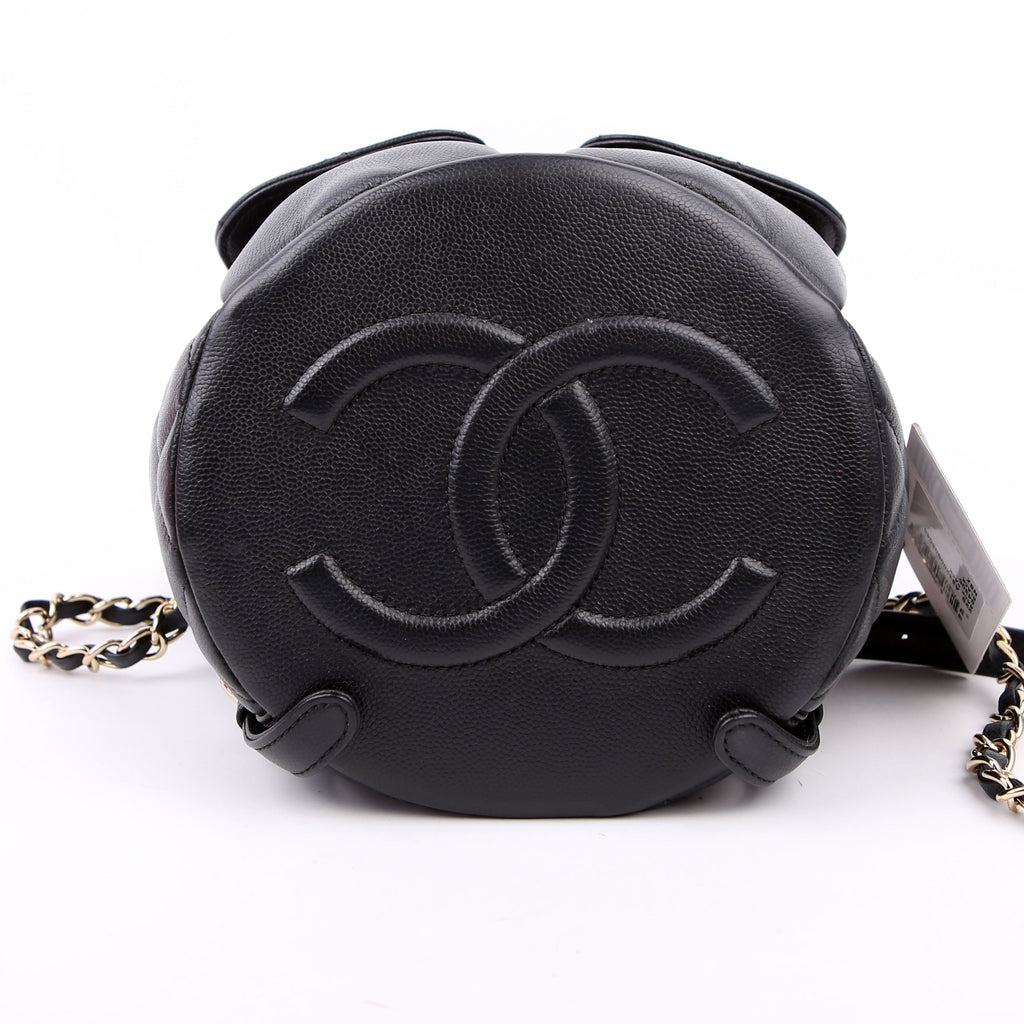 Chanel Duma Drawstring Backpack Small Caviar RFID Black