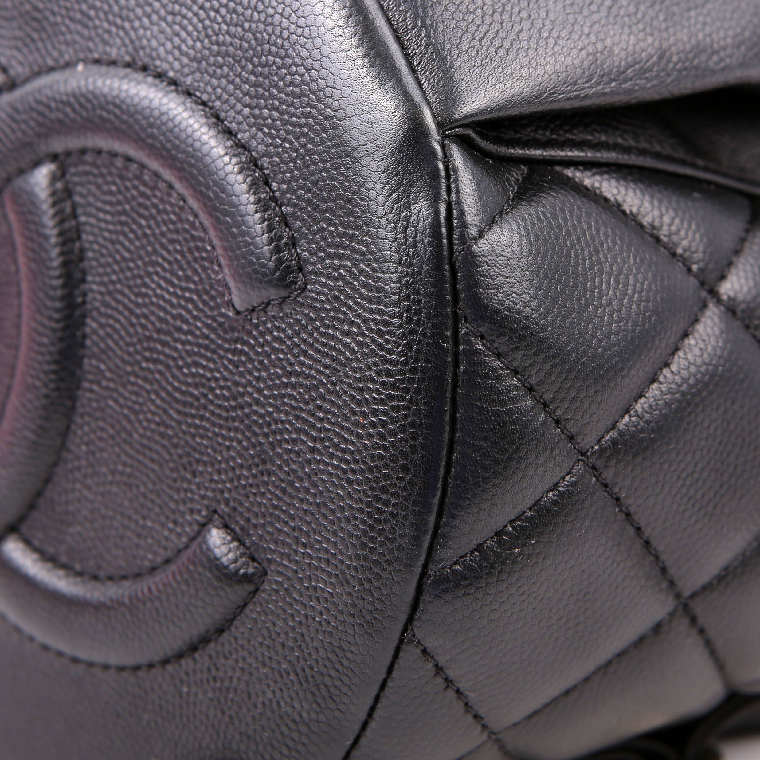 Chanel Duma Drawstring Backpack Small Caviar RFID Black