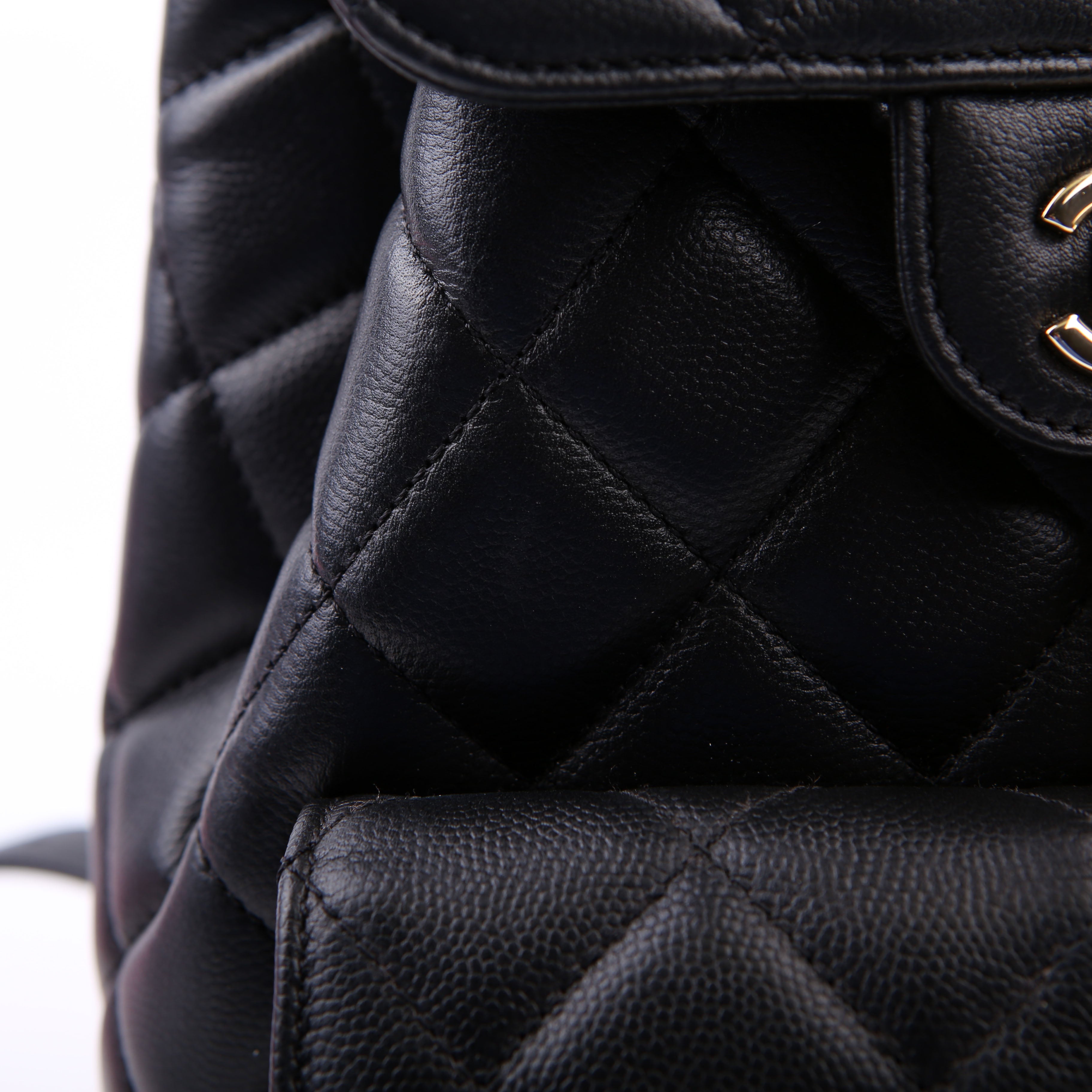 Chanel Duma Drawstring Backpack Small Caviar RFID Black