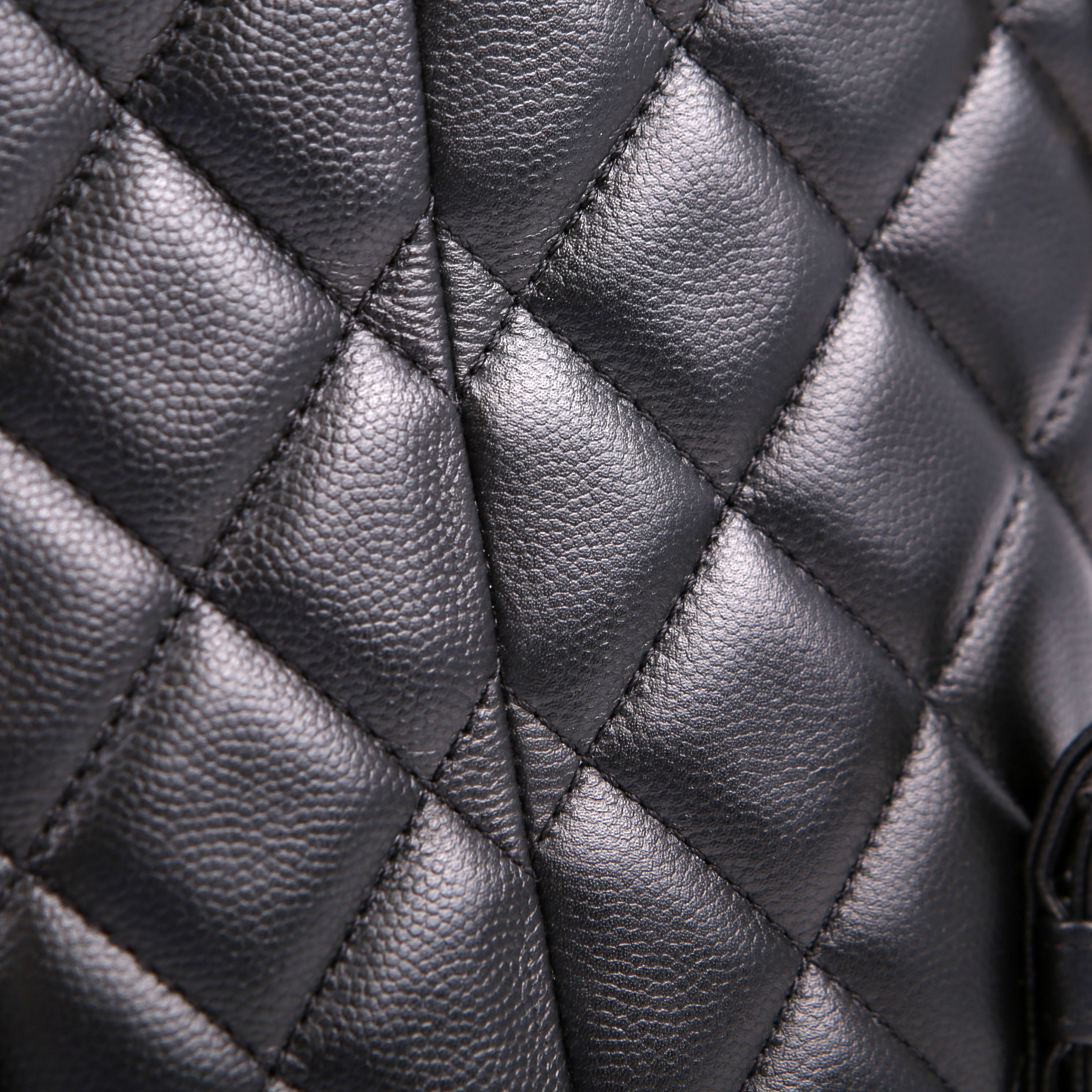 Chanel Duma Drawstring Backpack Small Caviar RFID Black